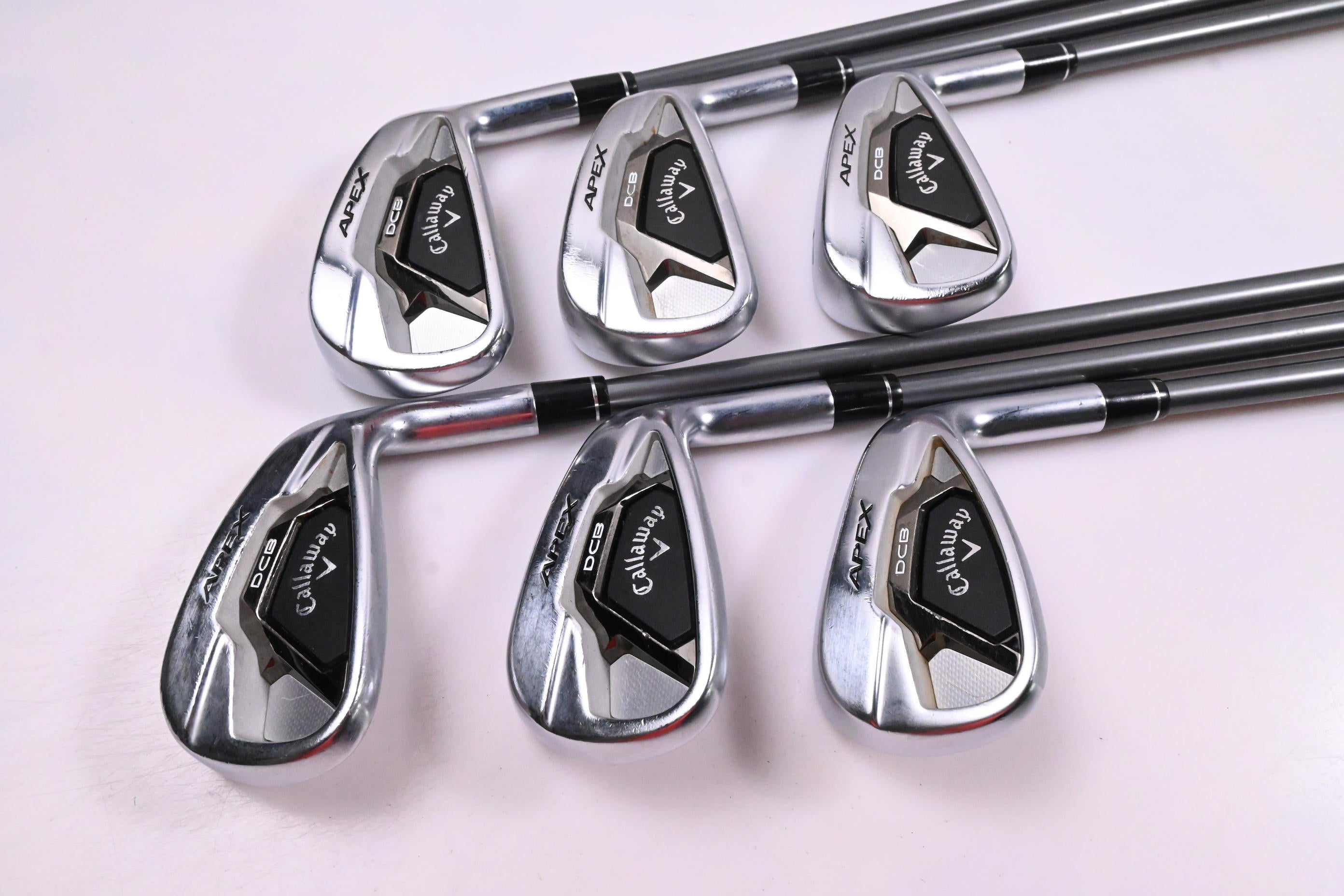 Callaway Apex DCB Irons / 5-PW / Regular Flex HZRDUS GEN4 Silver 65 Shafts