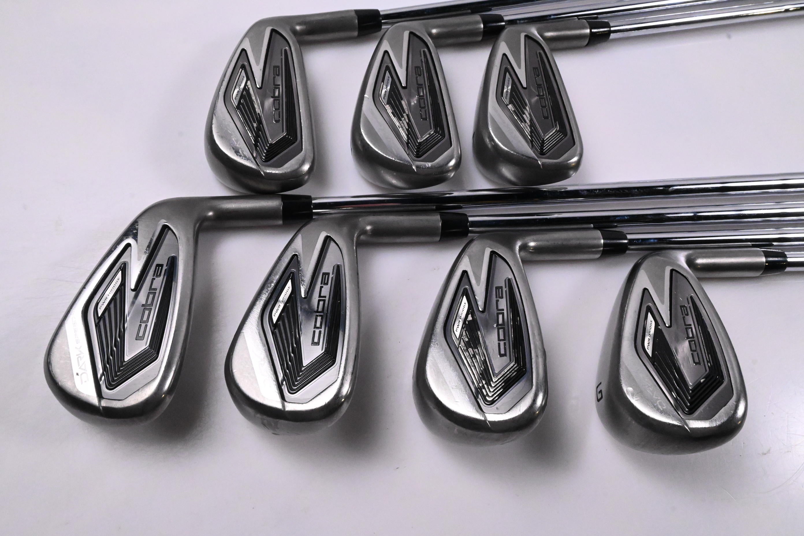 Cobra Darkspeed Irons / 5-PW+GW / Stiff Flex KBS $-Taper Lite Shafts