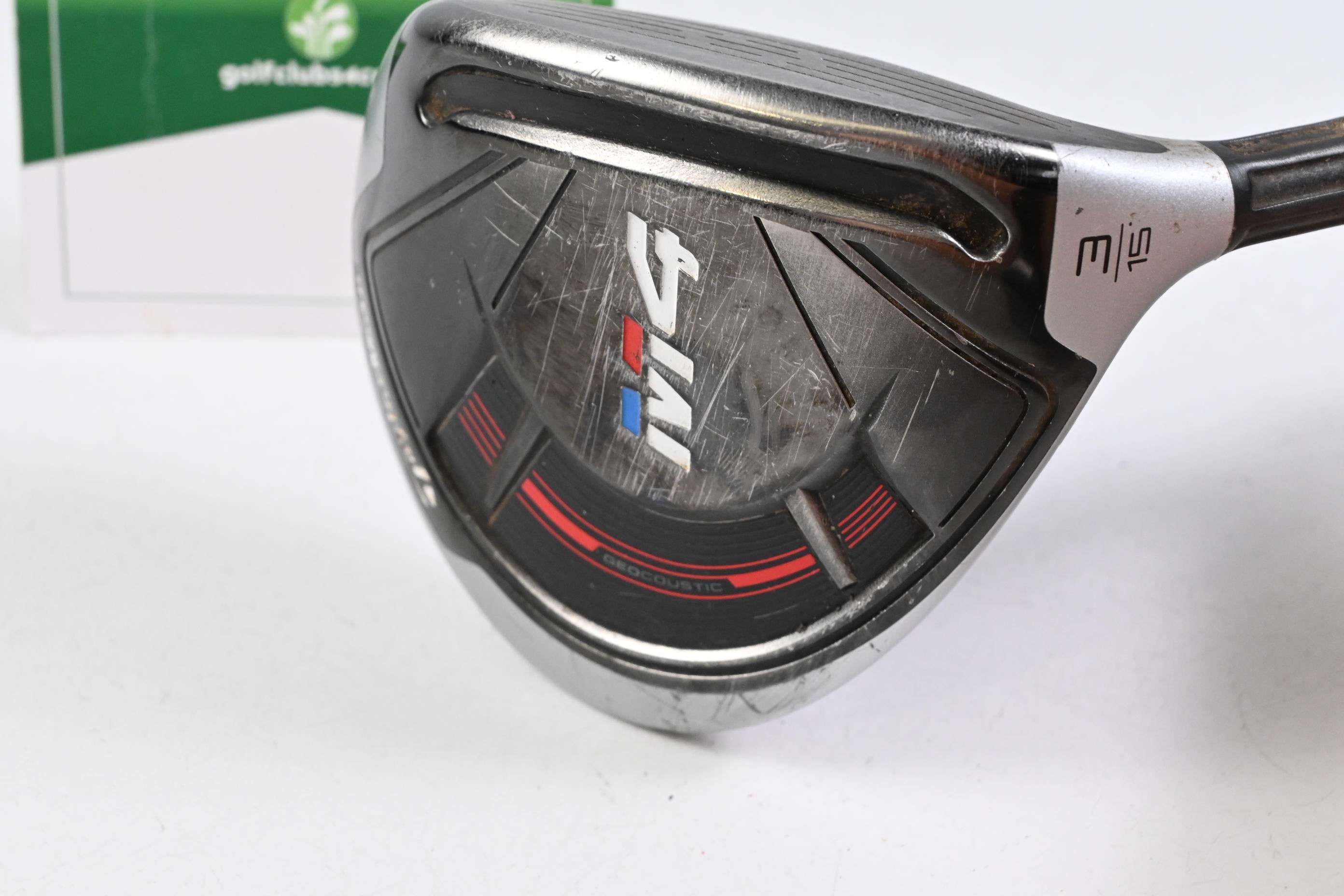 Taylormade M4 #3 Wood / 15 Degree / Regular Flex Fujikura Atmos Red 5 Shaft