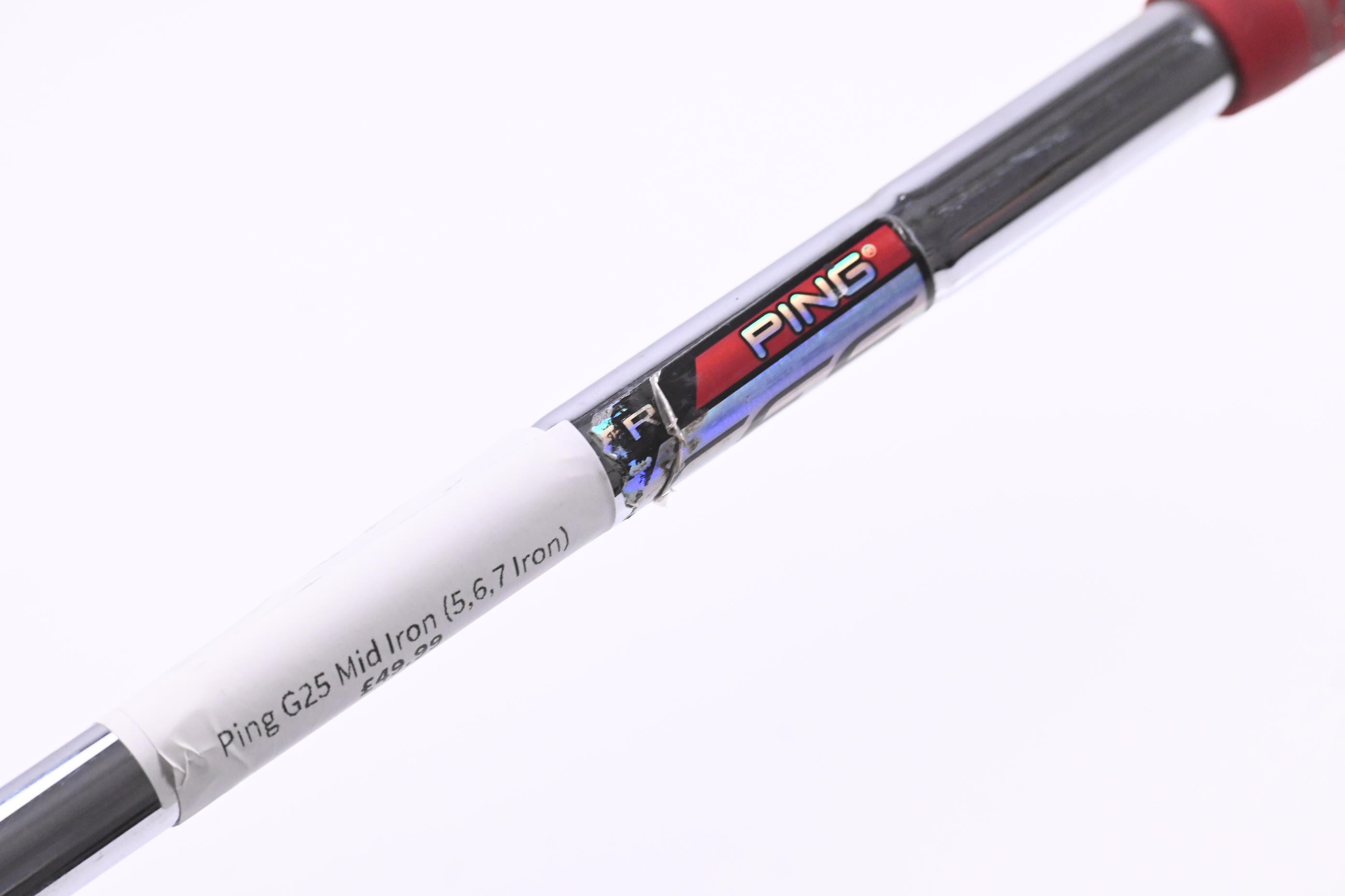 Ping G25 #6 Iron / Green Dot / Regular Flex Ping CFS Shaft