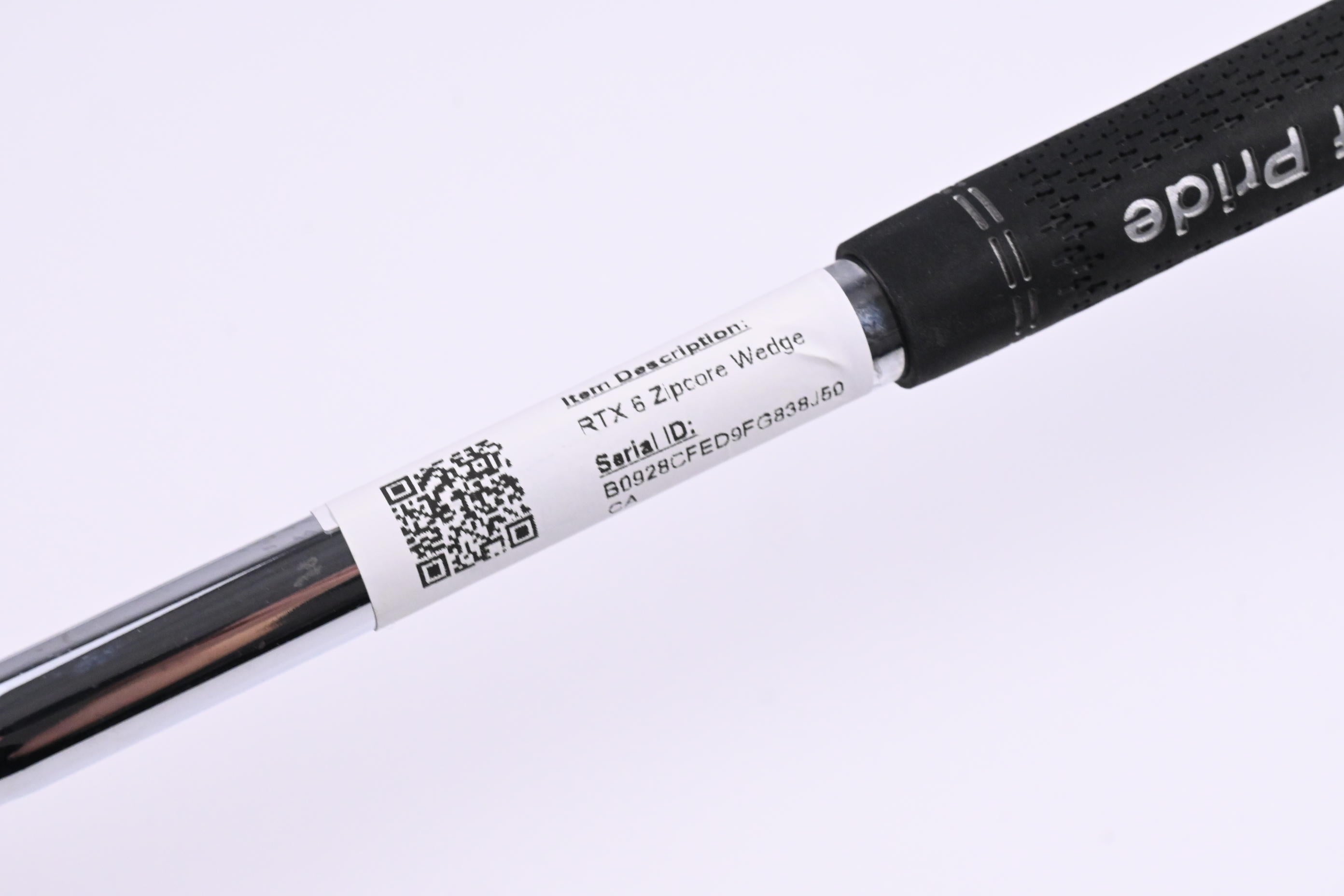 Left Hand Cleveland RTX 6 Zipcore Lob Wedge / 60 Degree / Wedge Flex DG Spinner