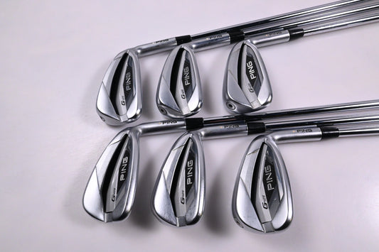 Ping G425 Irons / 5-PW / White Dot / Regular Flex Ping AWT 2.0 Shafts