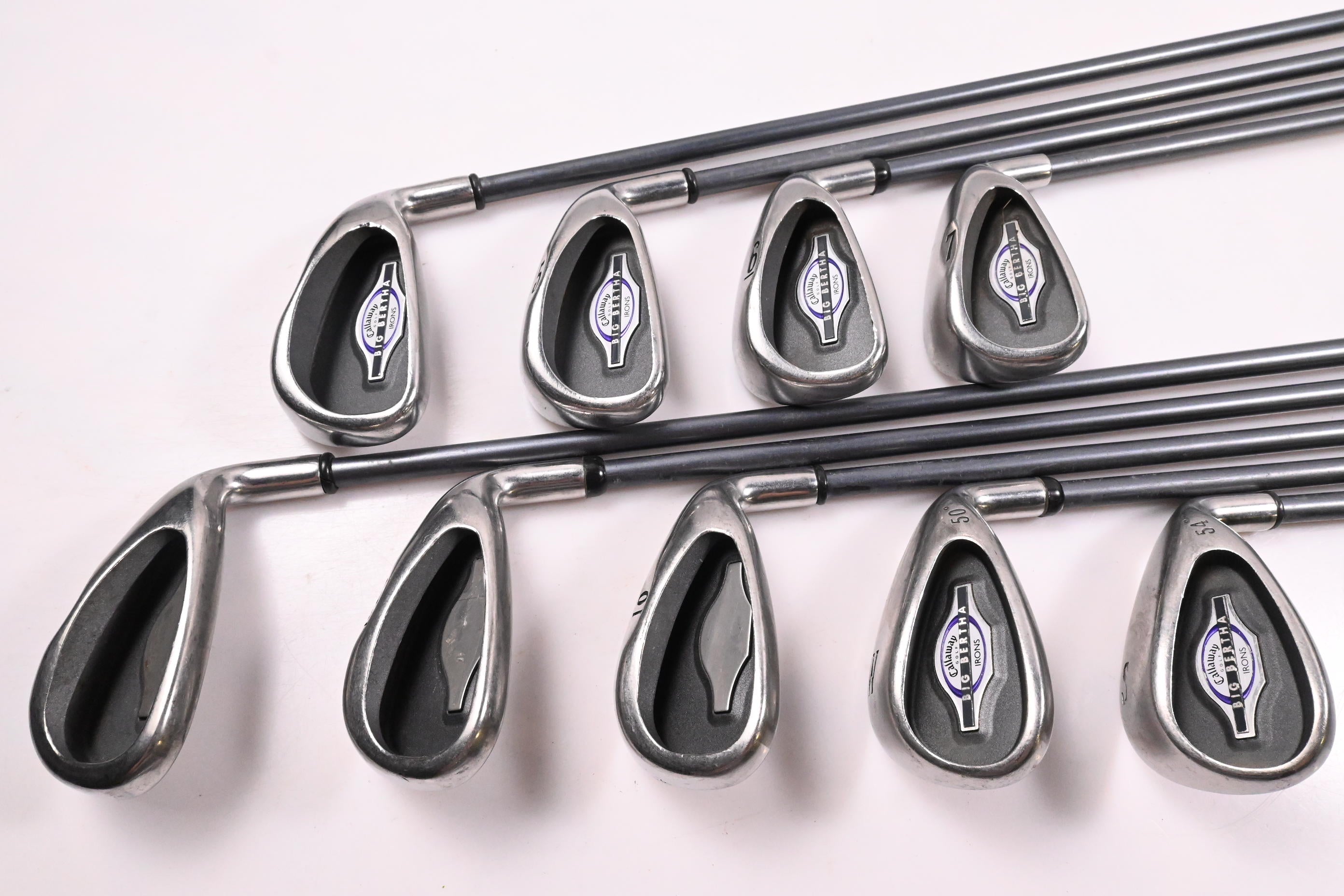 Ladies Callaway Big Bertha 2002 Irons / 4-PW+GW+SW / Ladies Flex Callaway 65