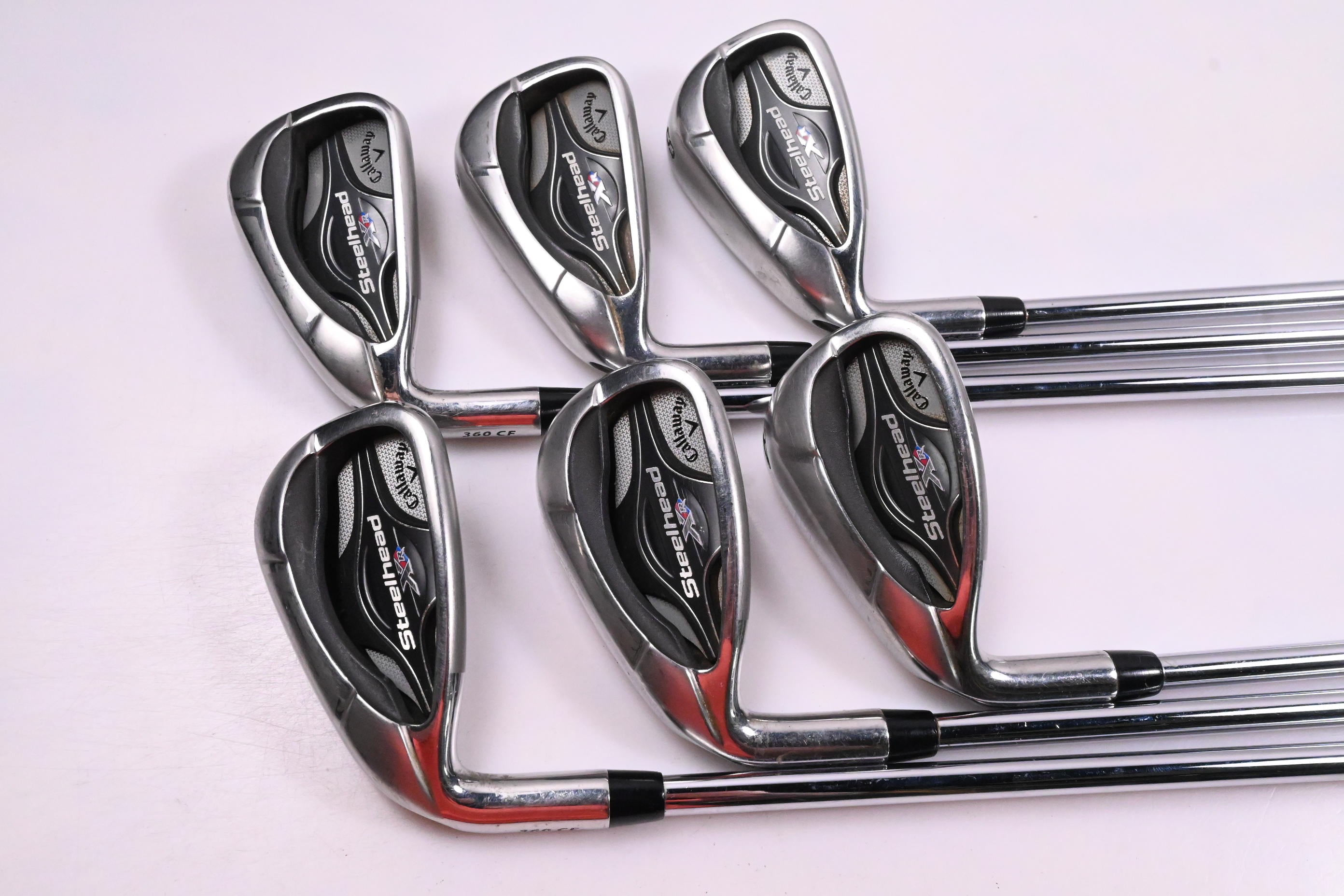 Left Hand Callaway Steelhead XR Irons / 6-PW+GW / Regular Flex XP 95 ST 15