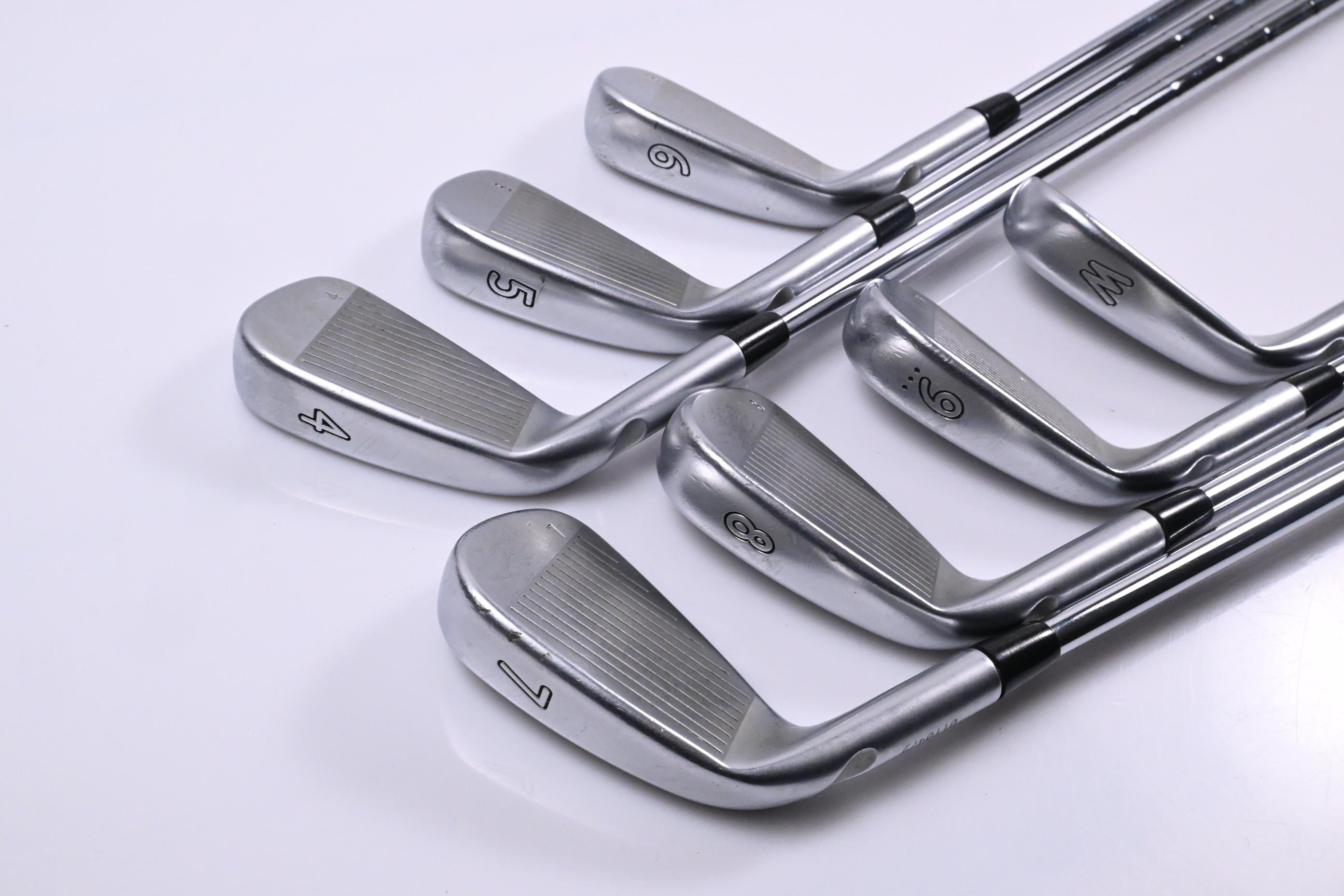 Ping i200 Irons / 4-PW / Blue Dot / Stiff Flex KBS Tour 120 Shafts