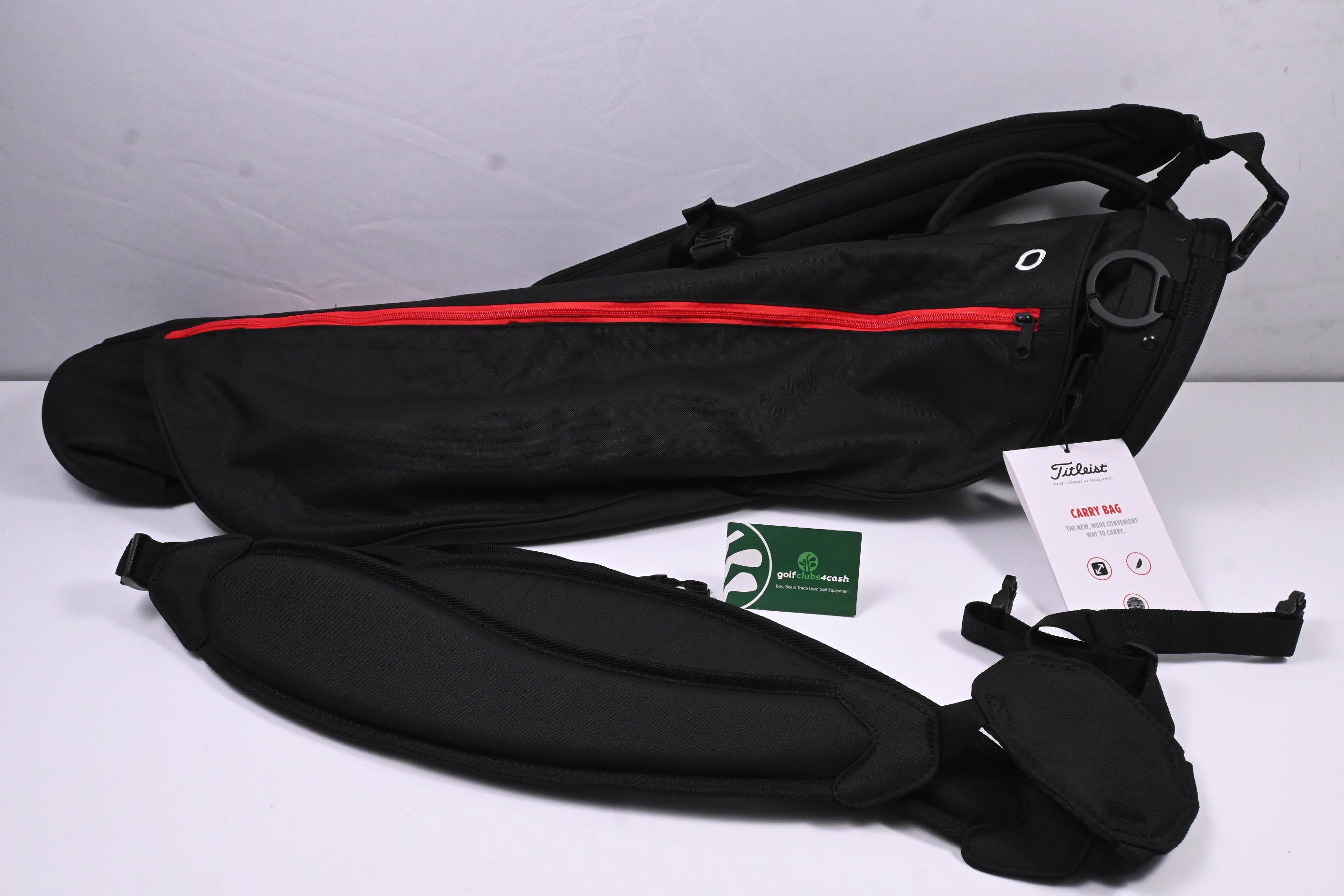 Titleist Carry Bag / 2-Way Divider / Black & Red