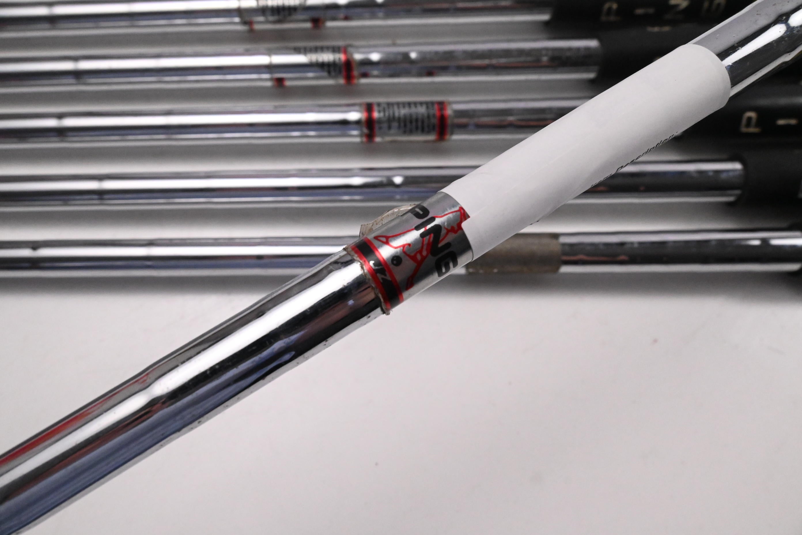 Ping ISI-K Irons / 3-9i / Green Dot / Stiff Flex Ping Karsten JZ Red Shafts