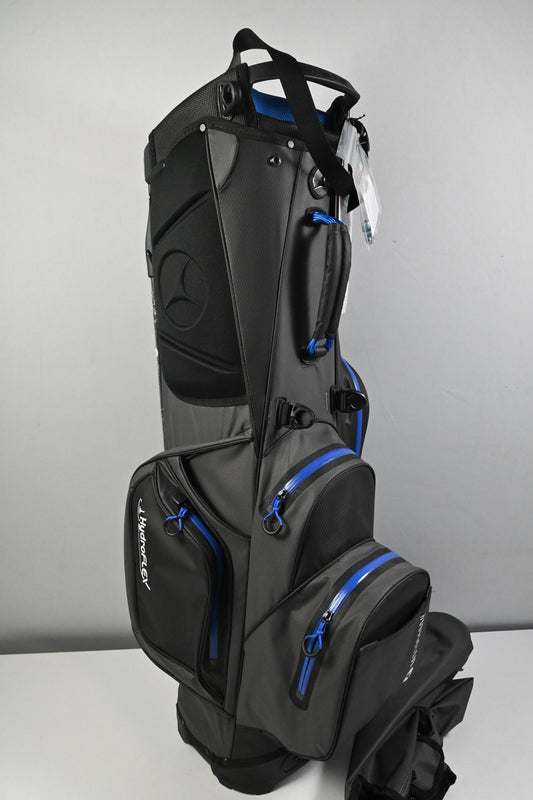 Motocaddy Hydroflex Stand Bag / 5-Way Divider / Grey, Black & Blue
