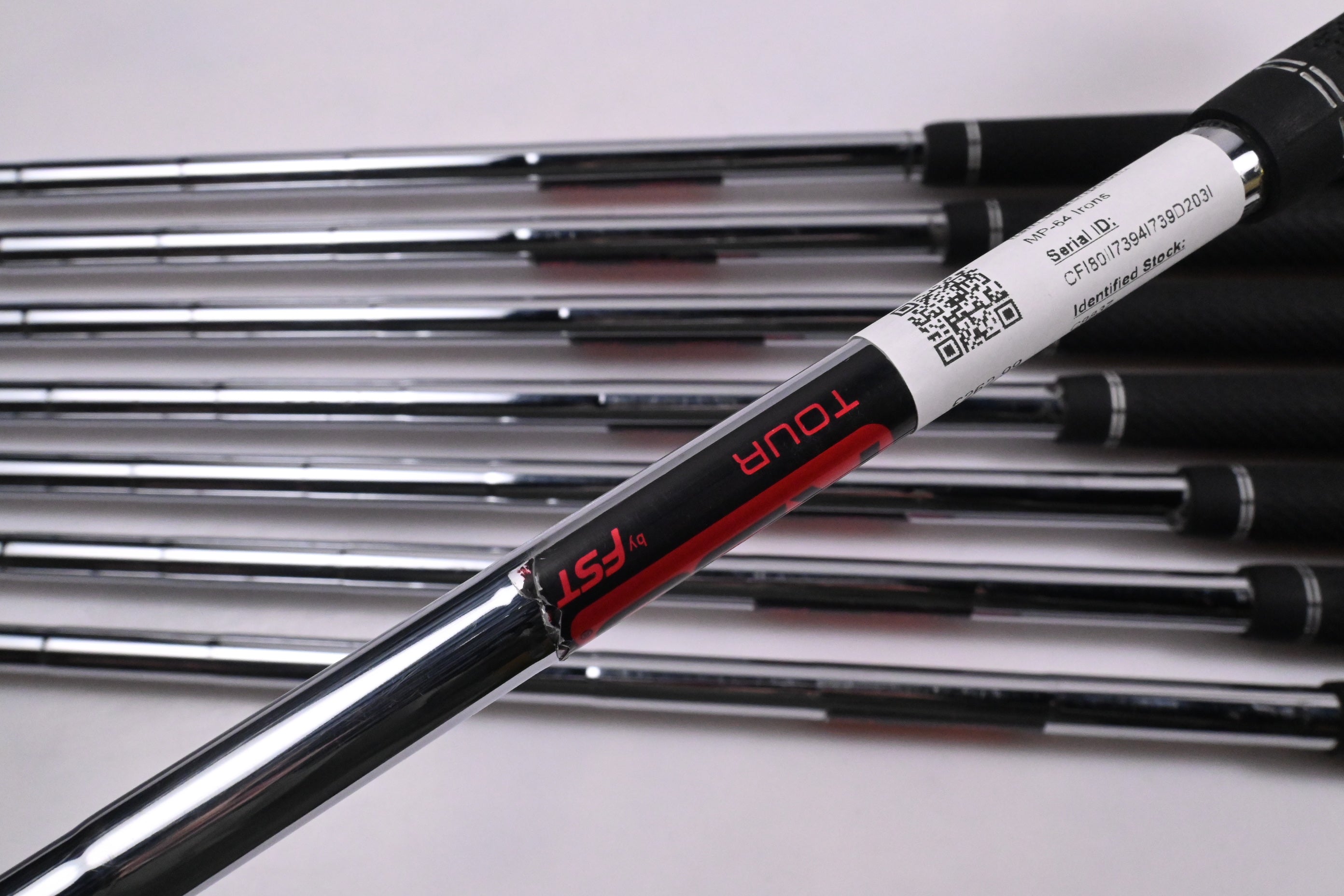 Mizuno MP-64 Irons / 3-PW / Stiff Flex KBS Tour Shafts