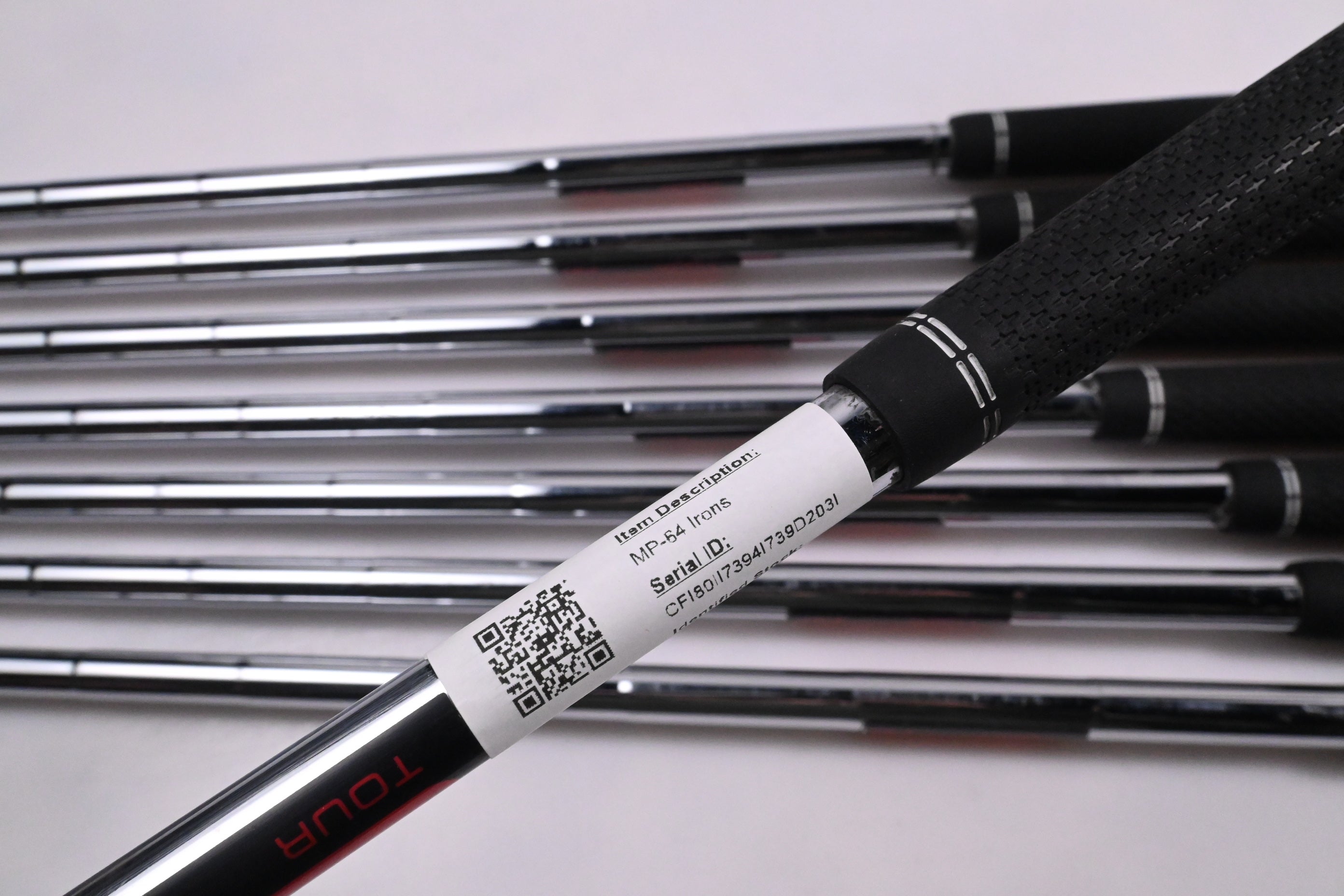 Mizuno MP-64 Irons / 3-PW / Stiff Flex KBS Tour Shafts
