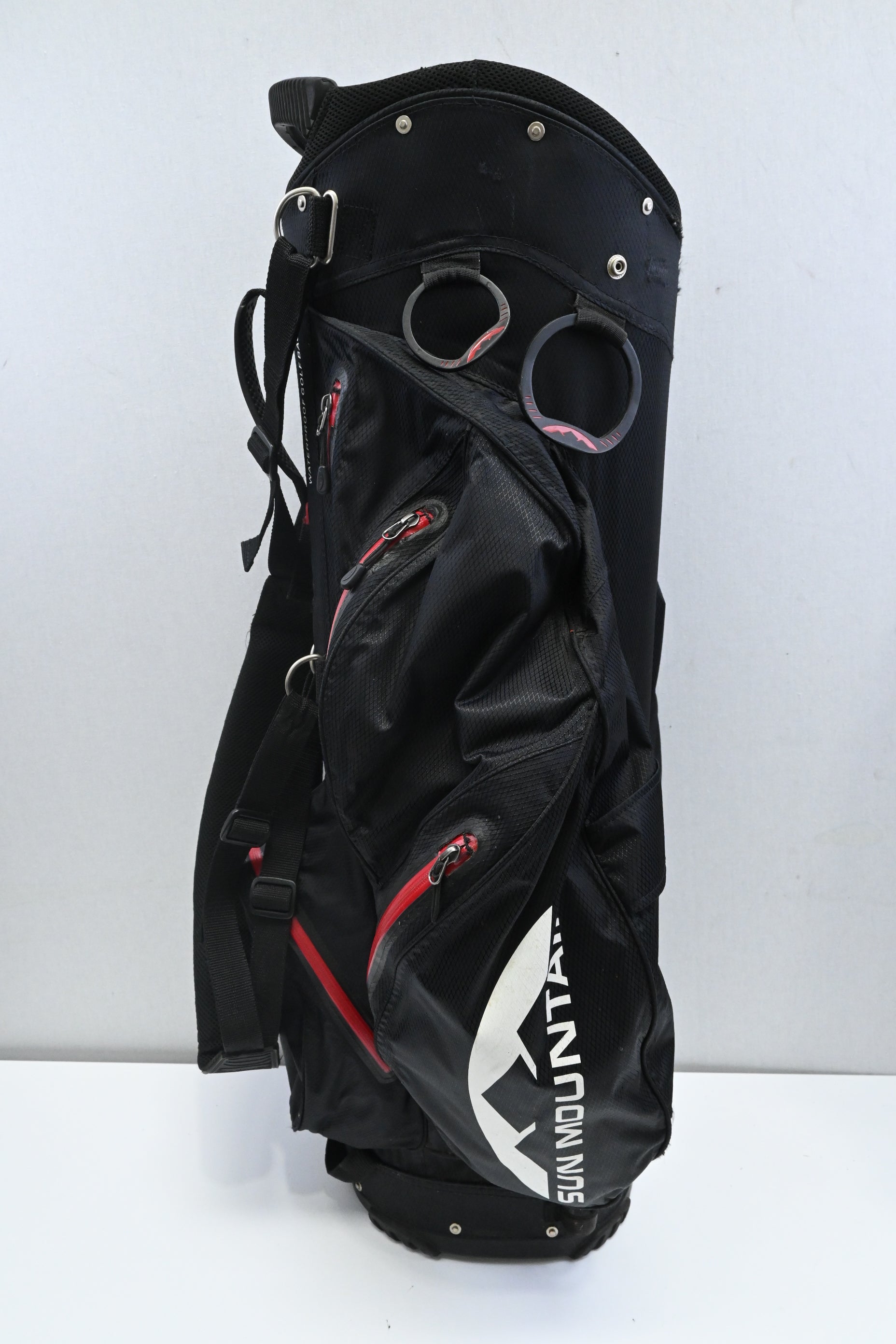 Sun Mountain Cart Bag / 14-Way Divider / Black, Red