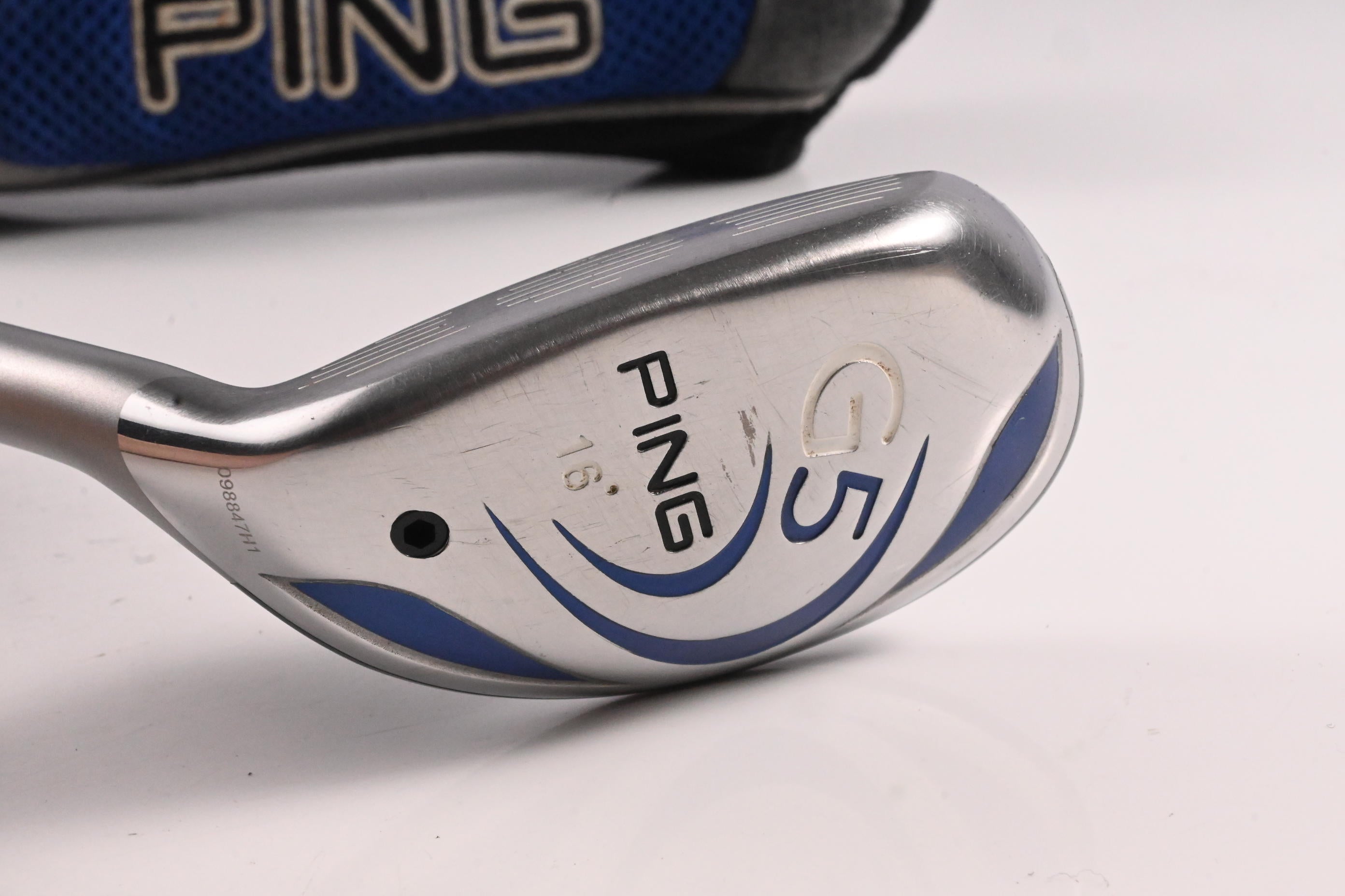 Left Hand Ping G5 #2 Hybrid / 16 Degree / Stiff Flex Prolaunch Blue