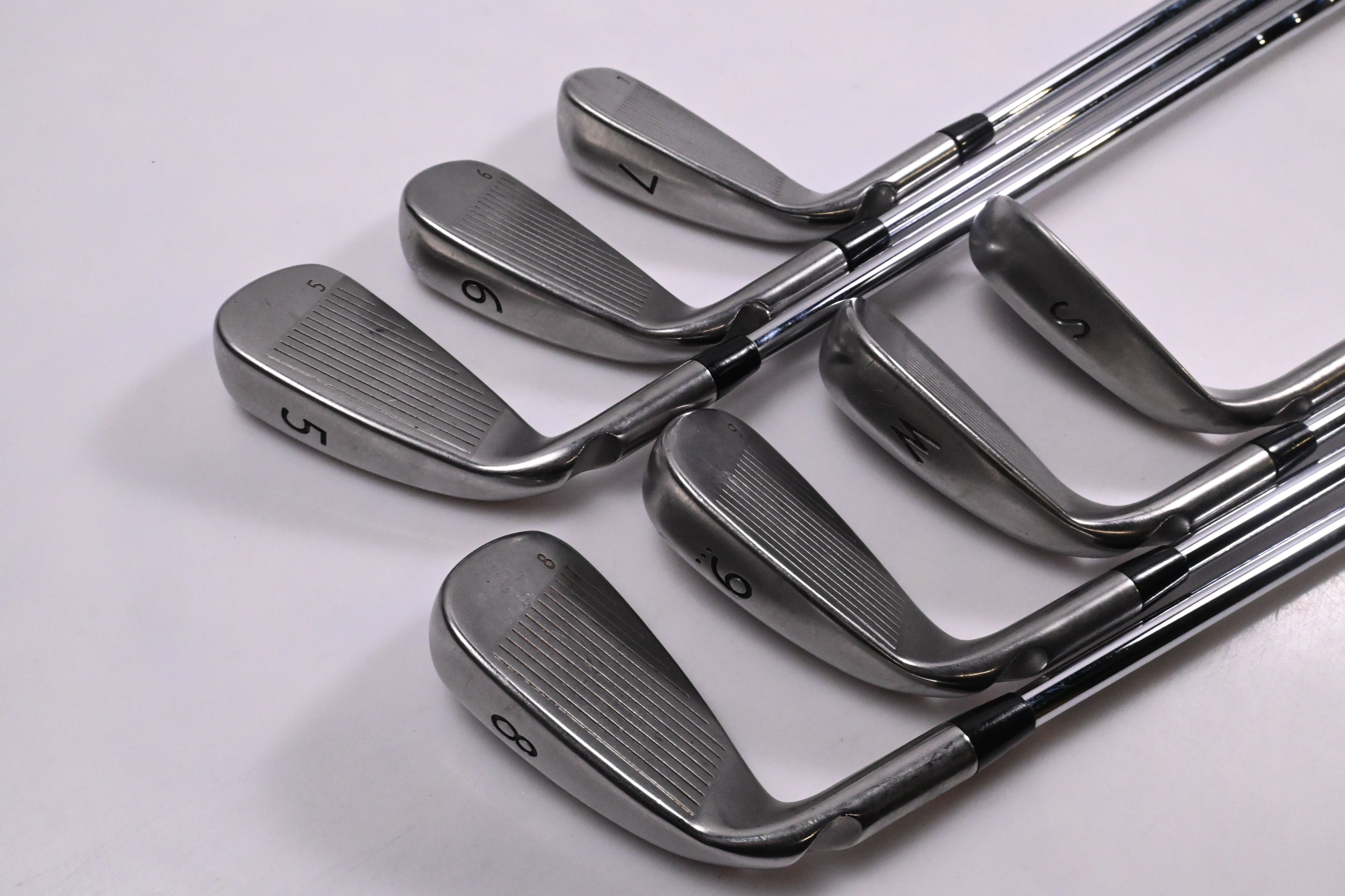 Ping G Series Irons / 5-PW+SW / Green Dot / Regular Flex Ping AWT 2.0 Shafts