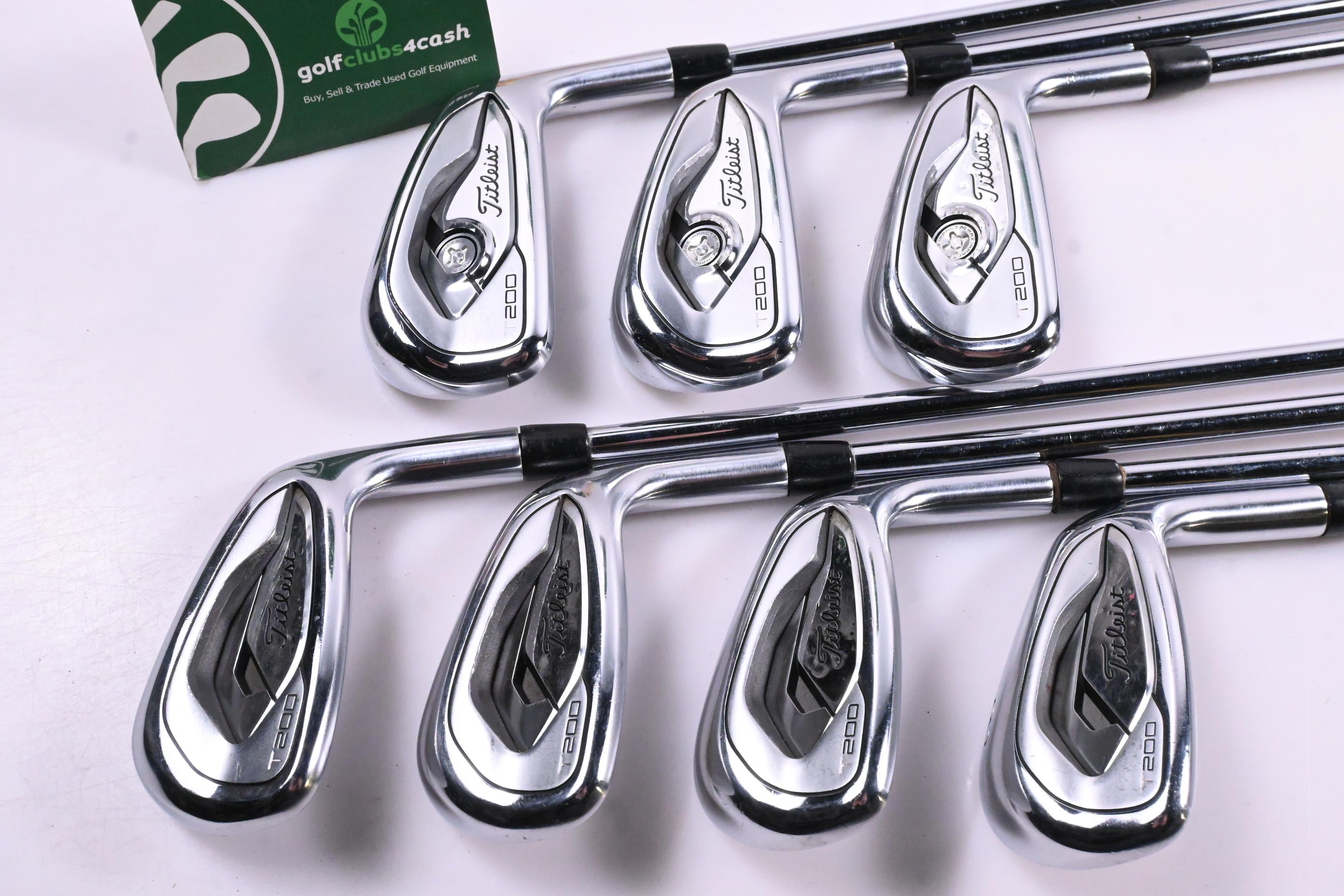 Titleist T200 2019 Irons / 5-PW+48° / Stiff Flex AMT Black S300 Shafts