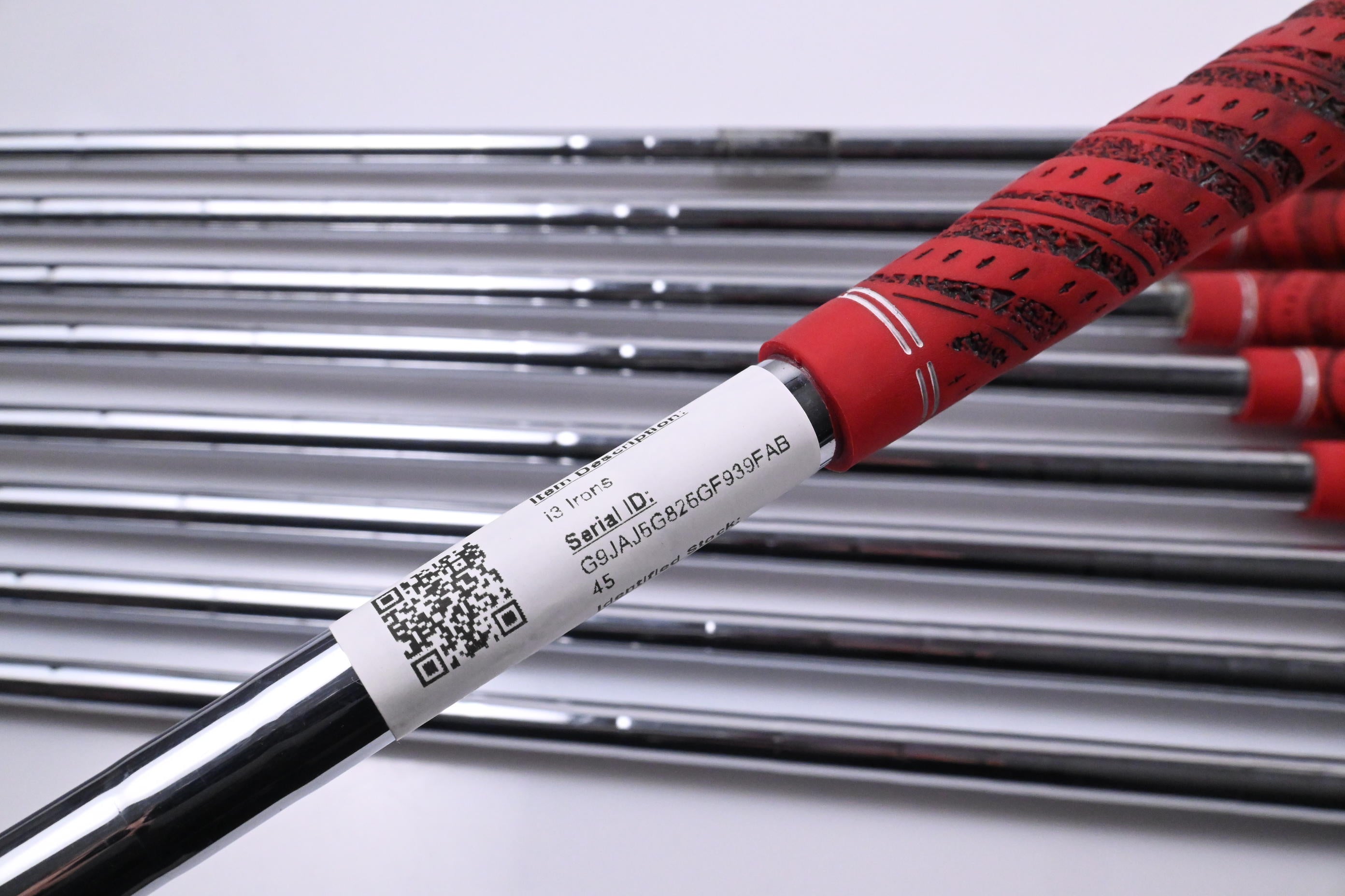 Ping i3 Irons / 3-PW+SW / Black Dot / Stiff Flex Ping Cushin JZ Red Shafts