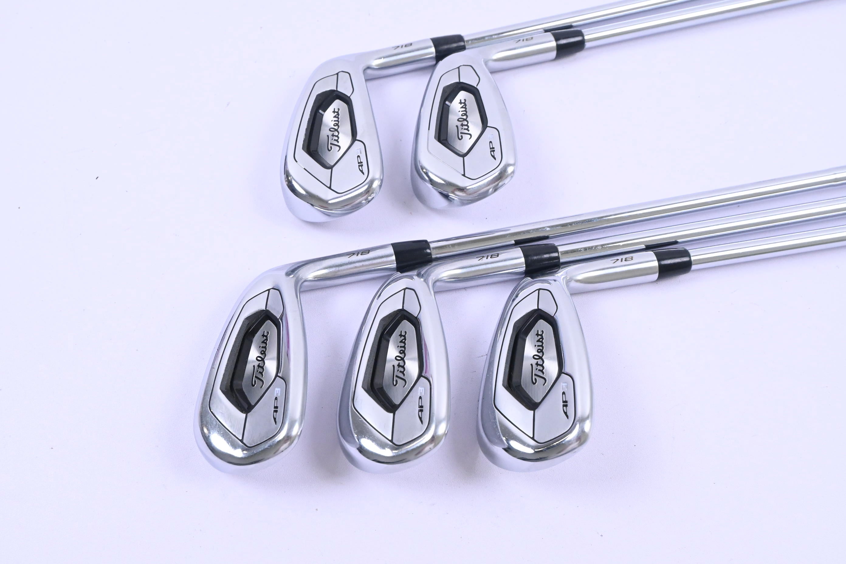Titleist 718 AP3 Irons / 7-PW+48° / Stiff Flex True Temper AMT Red S300 Shafts