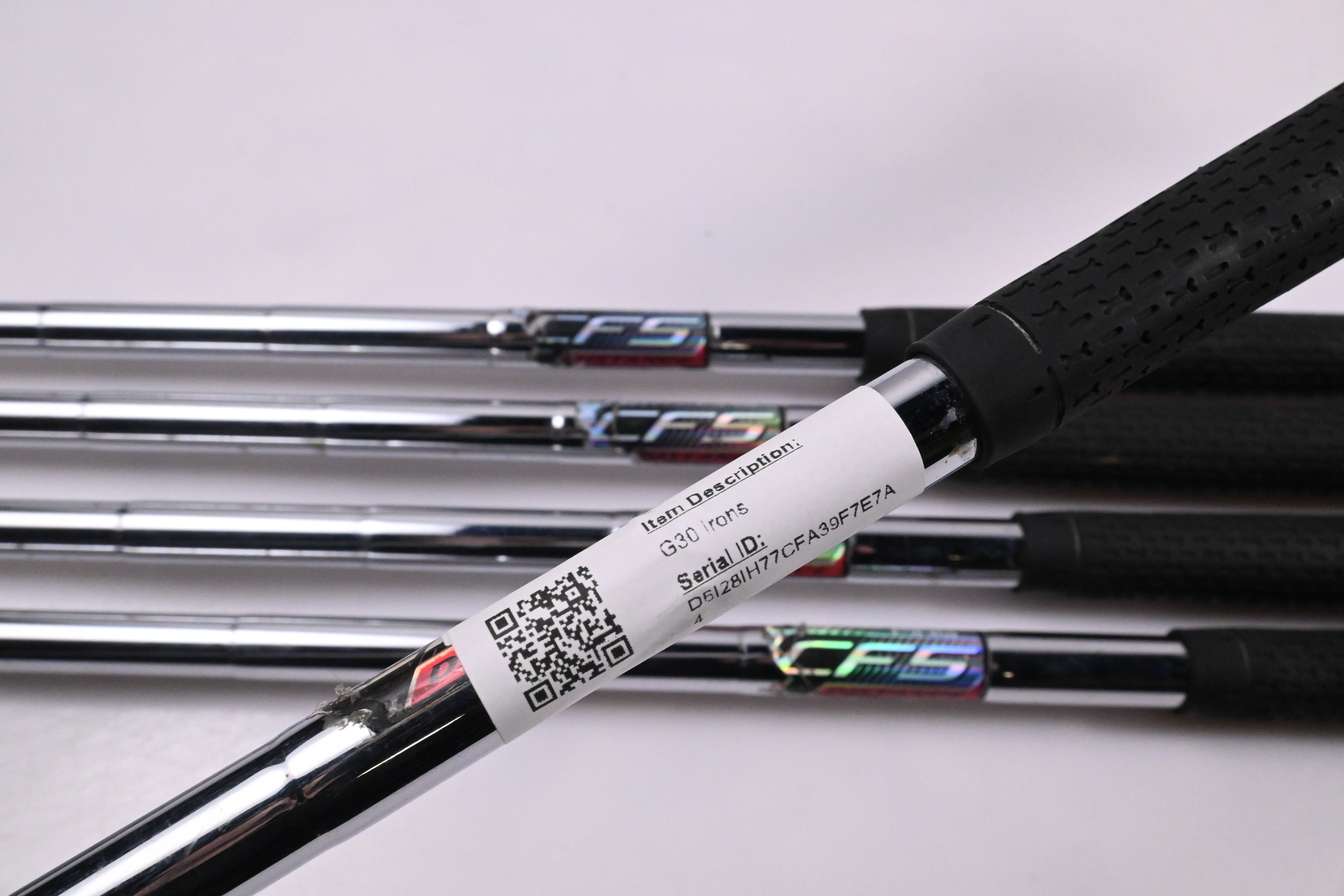 Ping G30 Irons / 5-9i / Yellow Dot / Regular Flex Ping CFS Distance Shafts