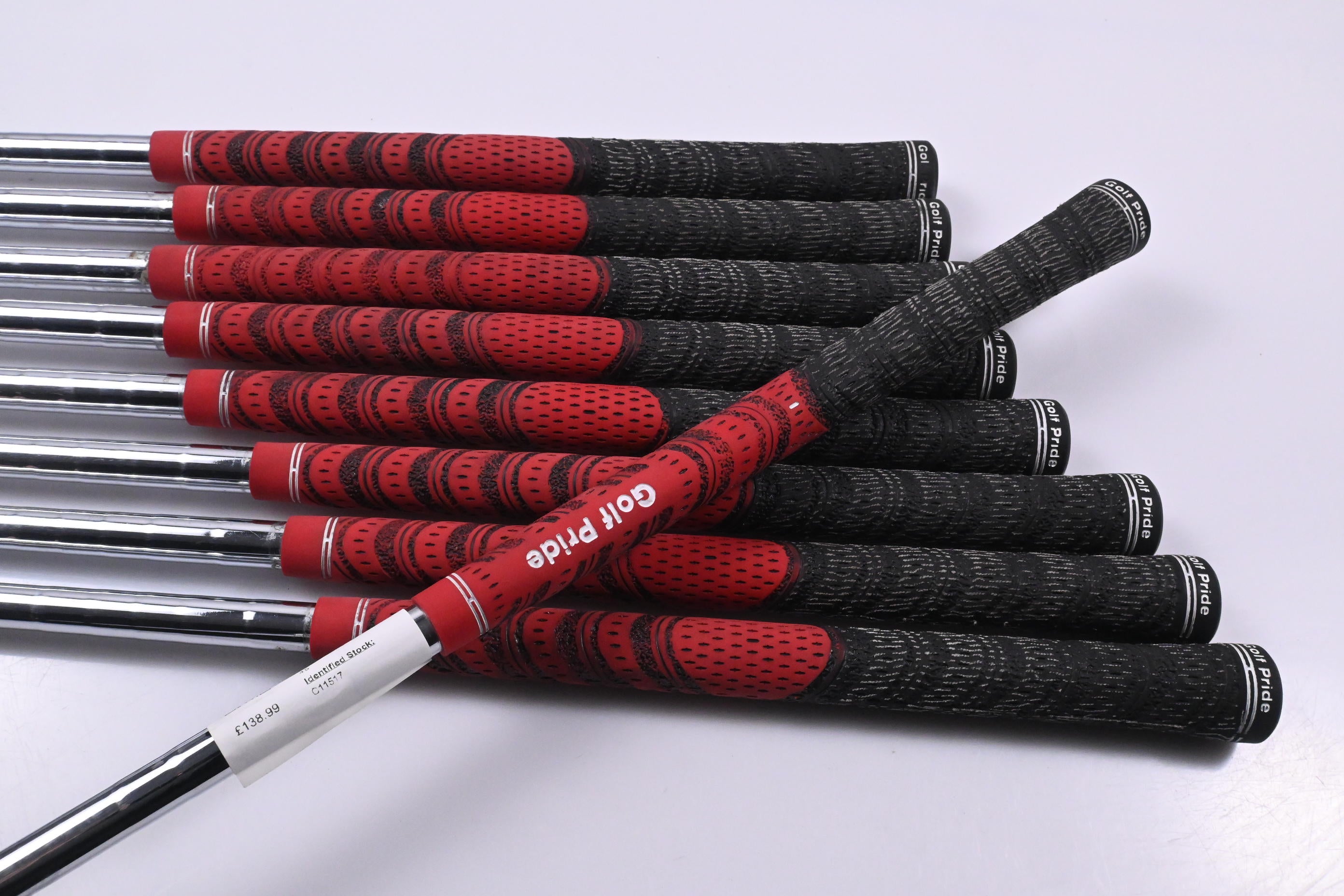 Ping i3 Irons / 3-PW+SW / Black Dot / Stiff Flex Ping Cushin JZ Red Shafts