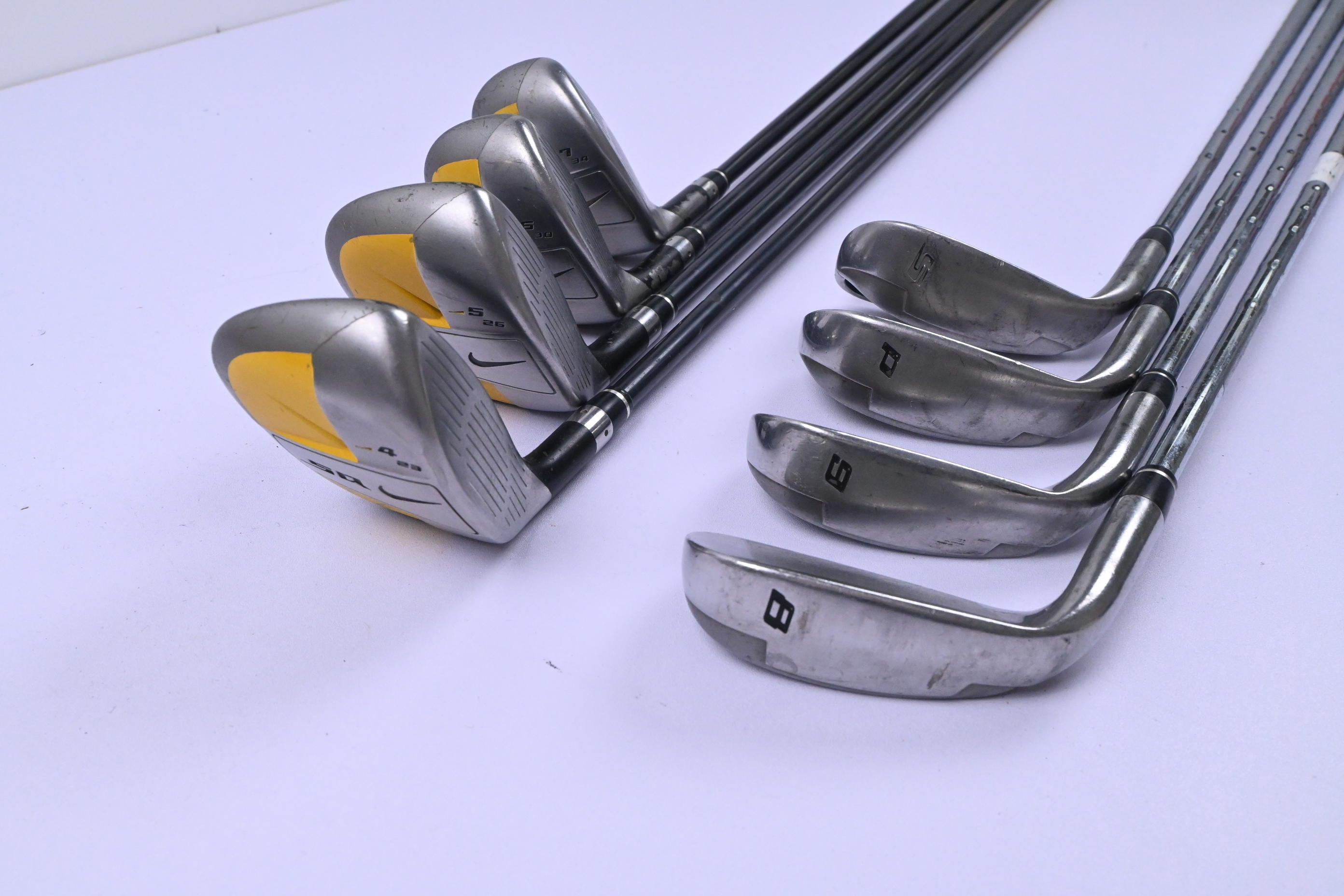 Nike SQ Sumo2 Irons / 4-PW+SW / Stiff Flex Speed Step SL Shafts