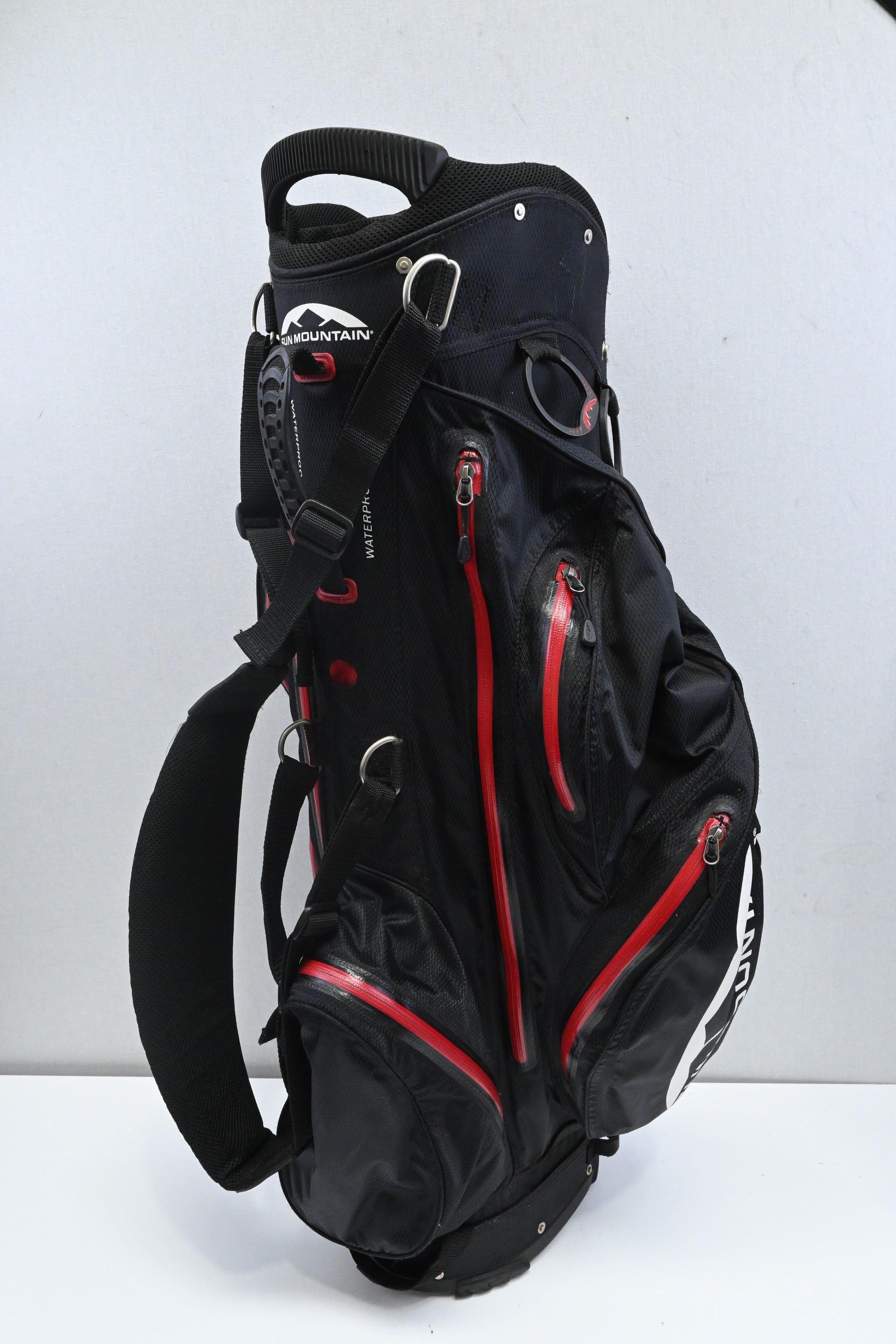 Sun Mountain Cart Bag / 14-Way Divider / Black, Red
