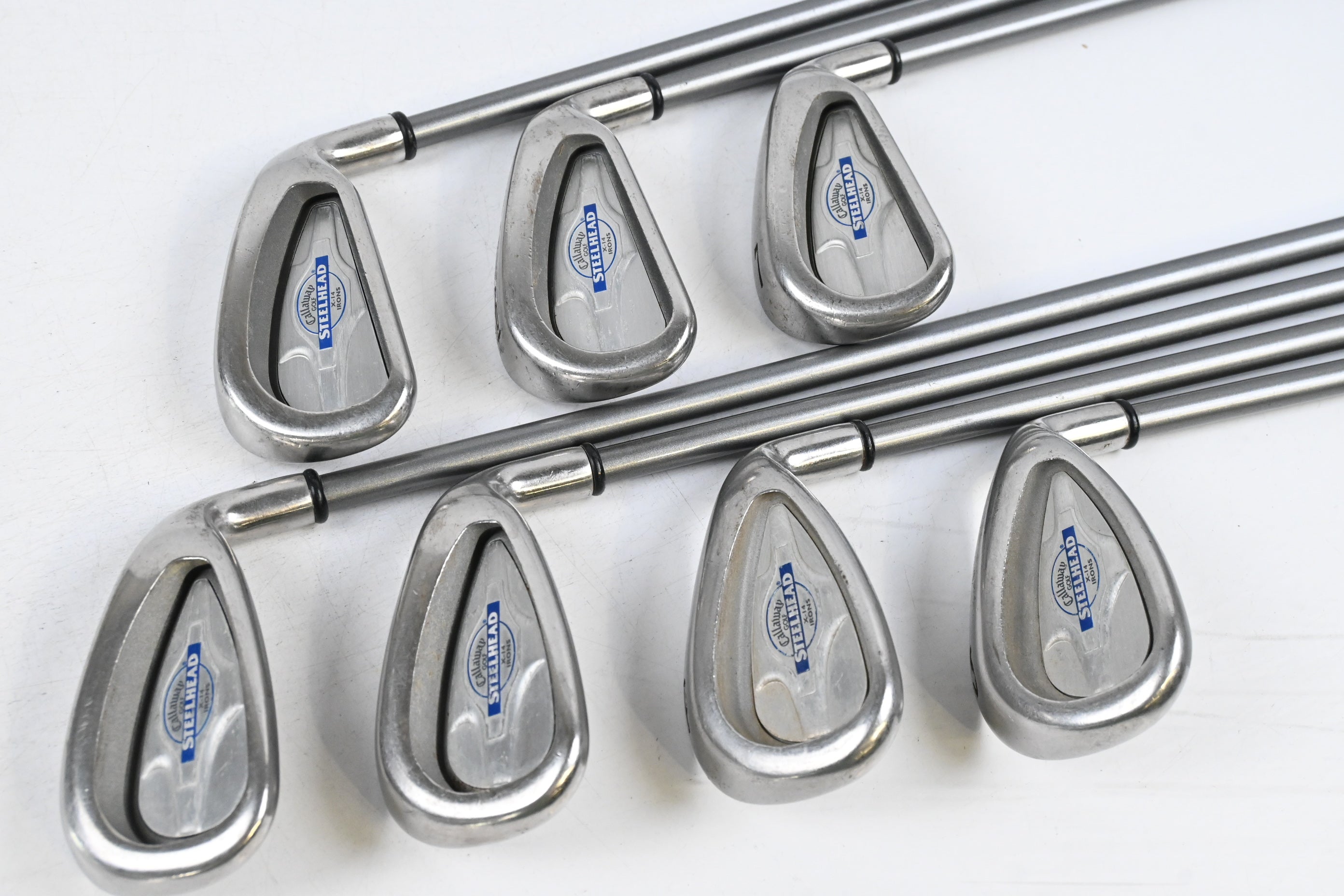 Callaway X-14 Irons / 5-PW+SW / Regular Flex Steelhead X14 Shafts