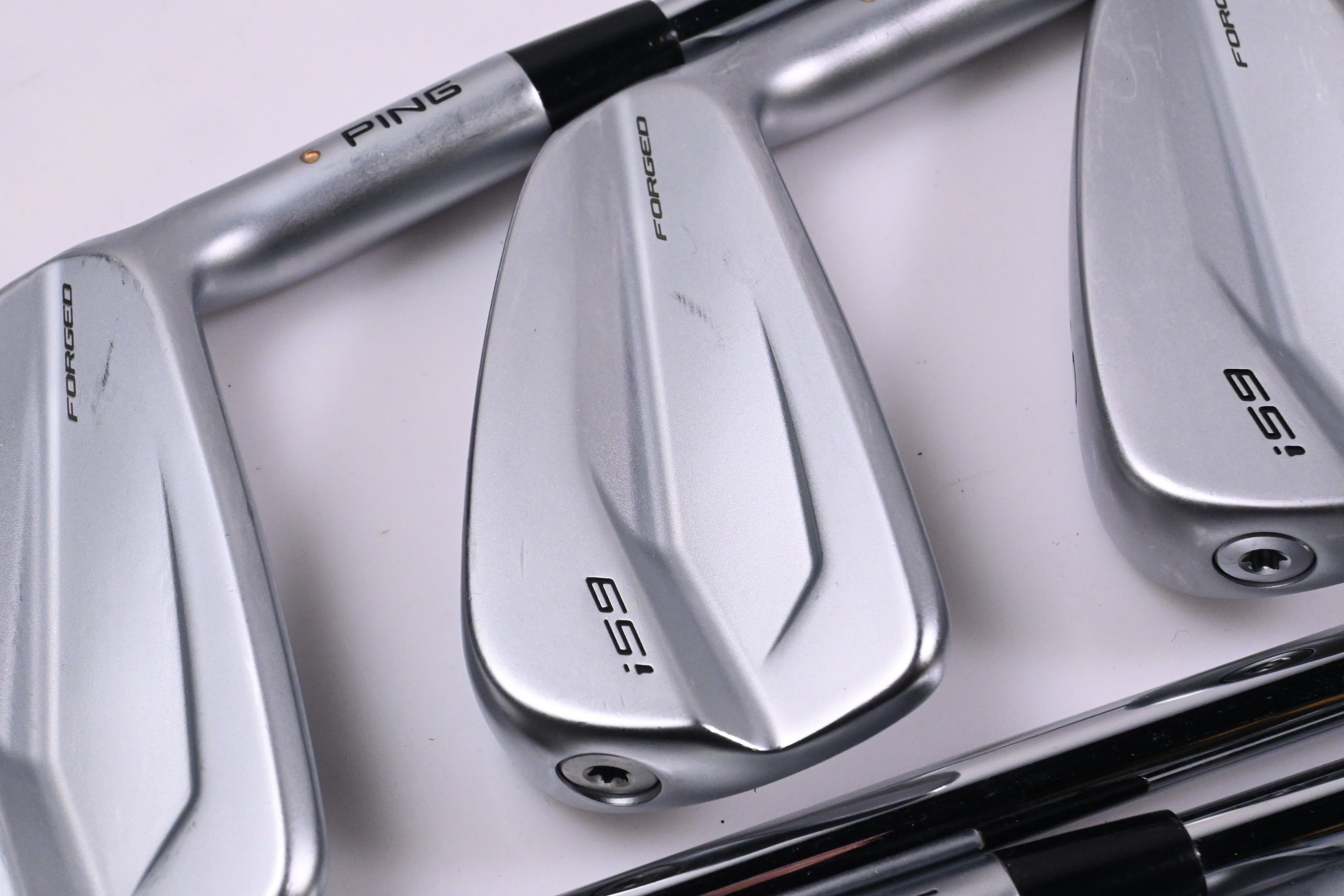 Ping i59 Irons / 4-PW / Gold Dot / Stiff Flex Dynamic Gold 120 S300 Shafts