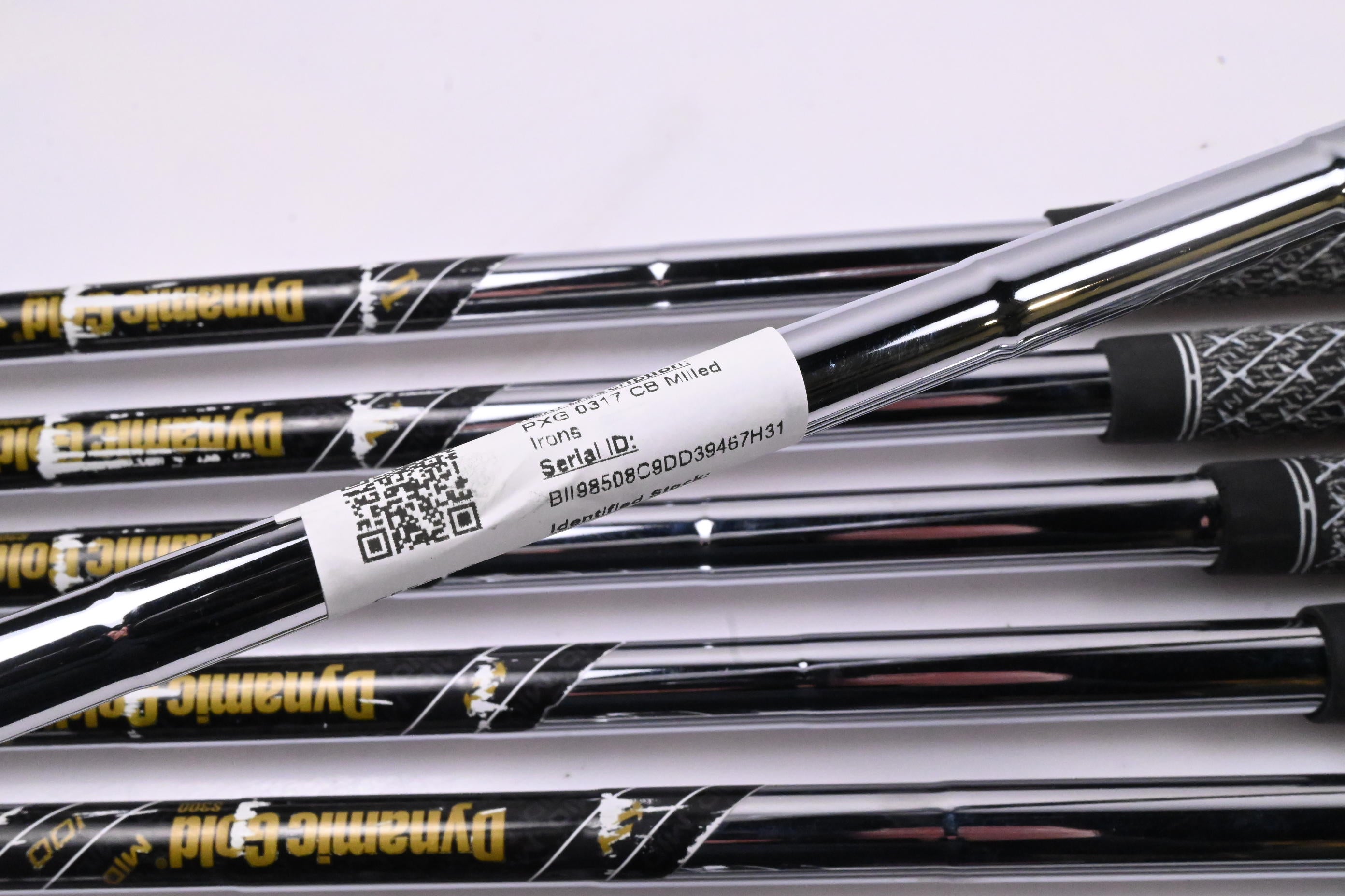 PXG 0317 CB Milled Irons / 4-PW / Stiff Flex Dynamic Gold S300 100 Shaft