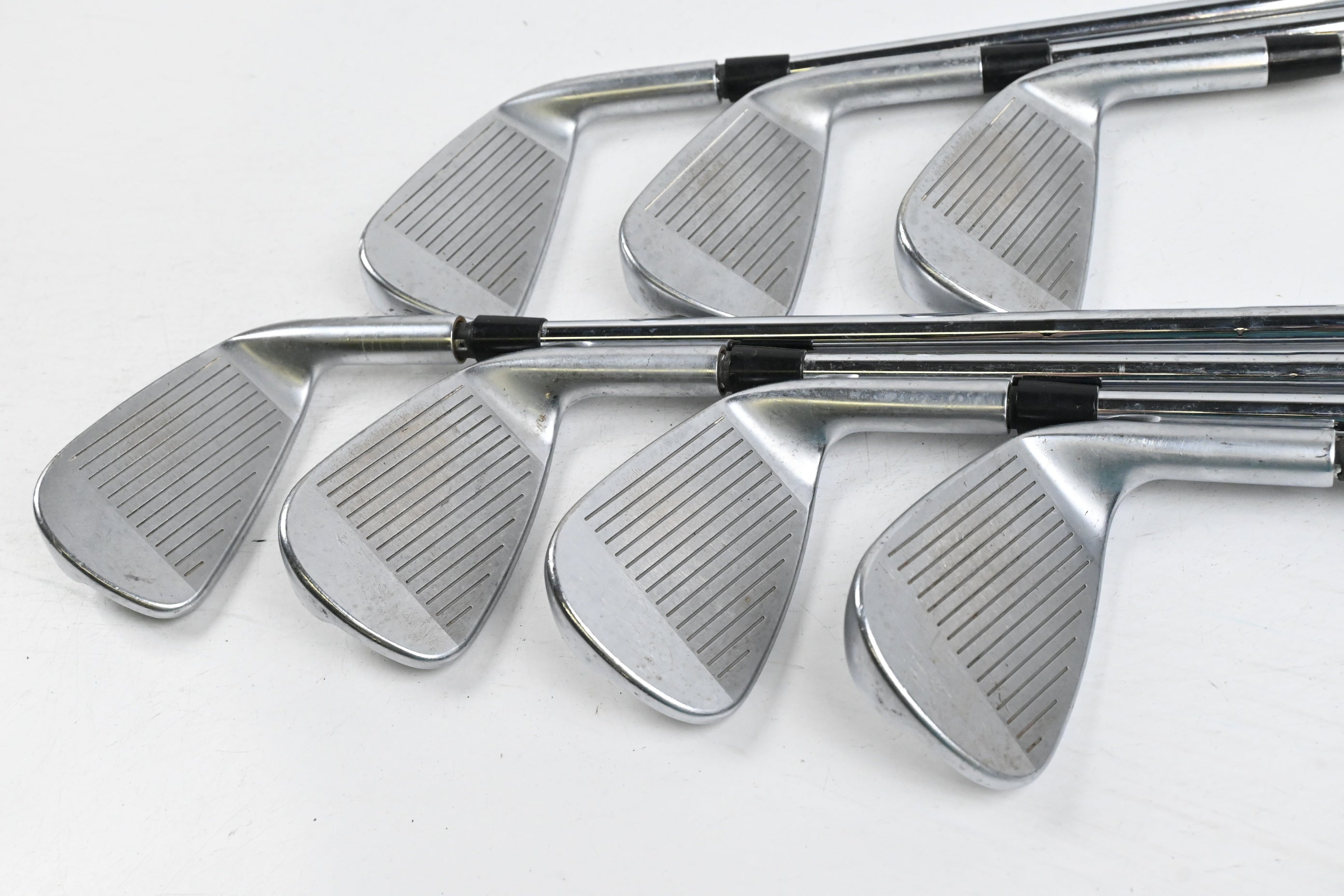 Left Hand Ping iBlade Irons / 4-PW / Black Dot / Stiff Flex Steel Shafts
