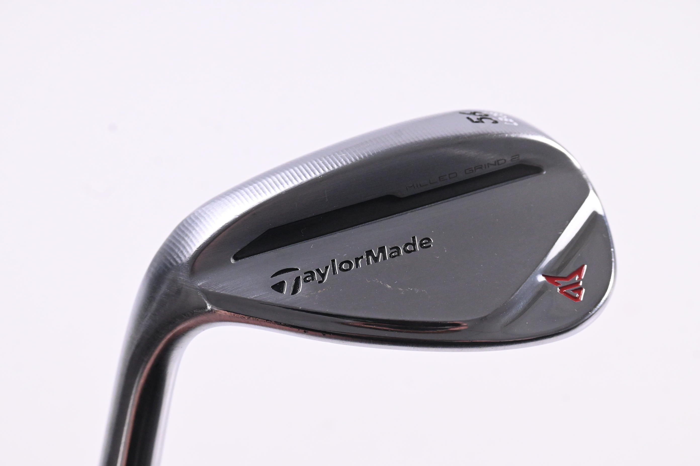 Left Hand Taylormade Milled Grind 2 Chrome Sand Wedge / 56 Degree / Stiff Flex