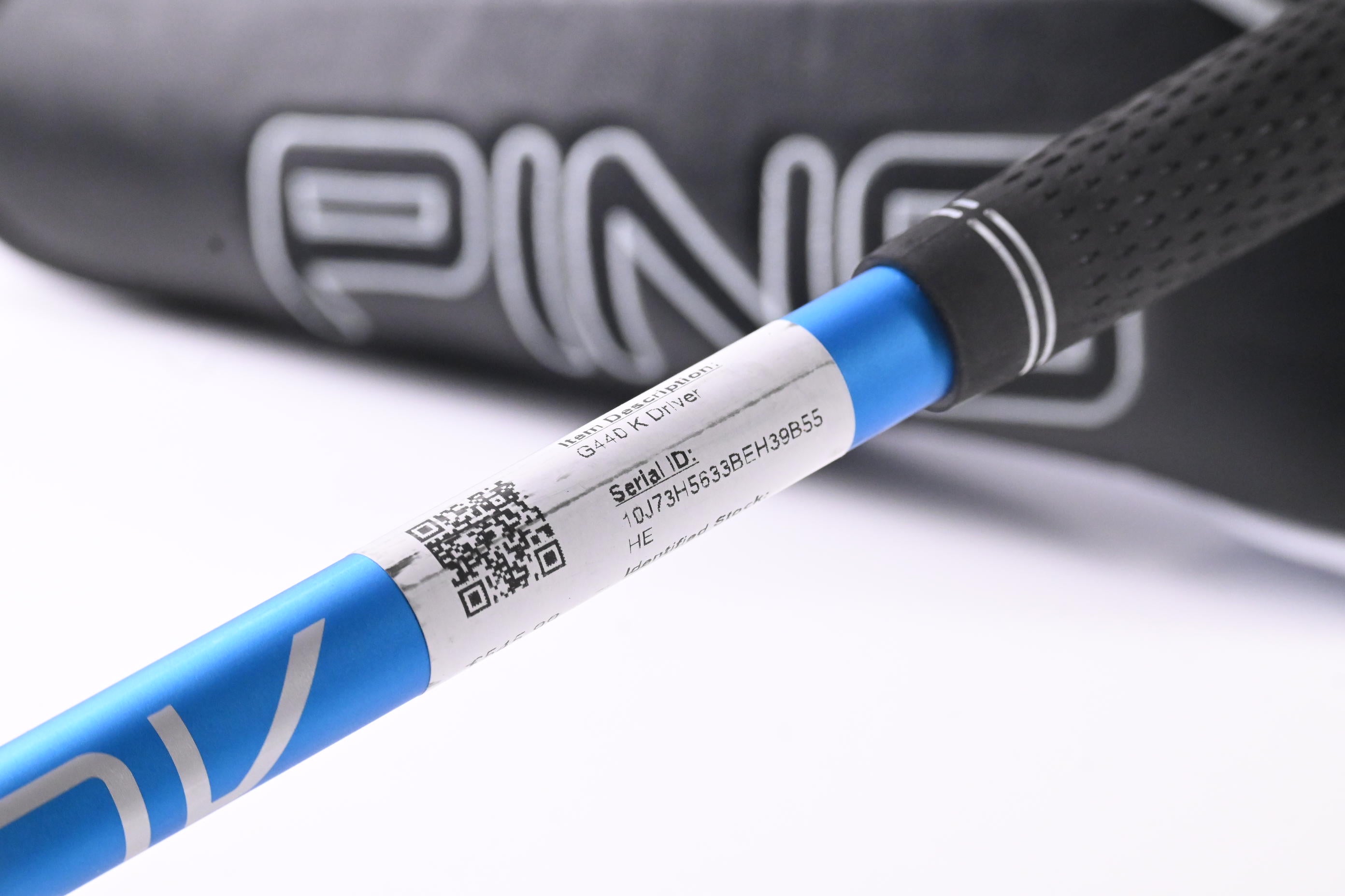 Ping G440 K Driver / 9 Degree / Stiff Flex Ping Alta CB Blue 50 Shaft