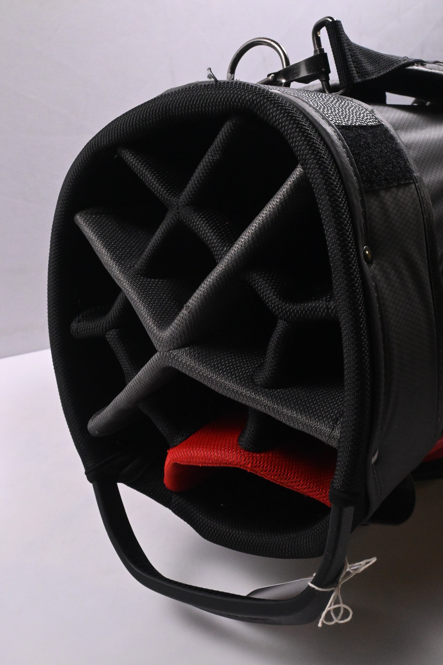 Motocaddy Dry Series Cart Bag / 14-Way Divider / Grey & Red