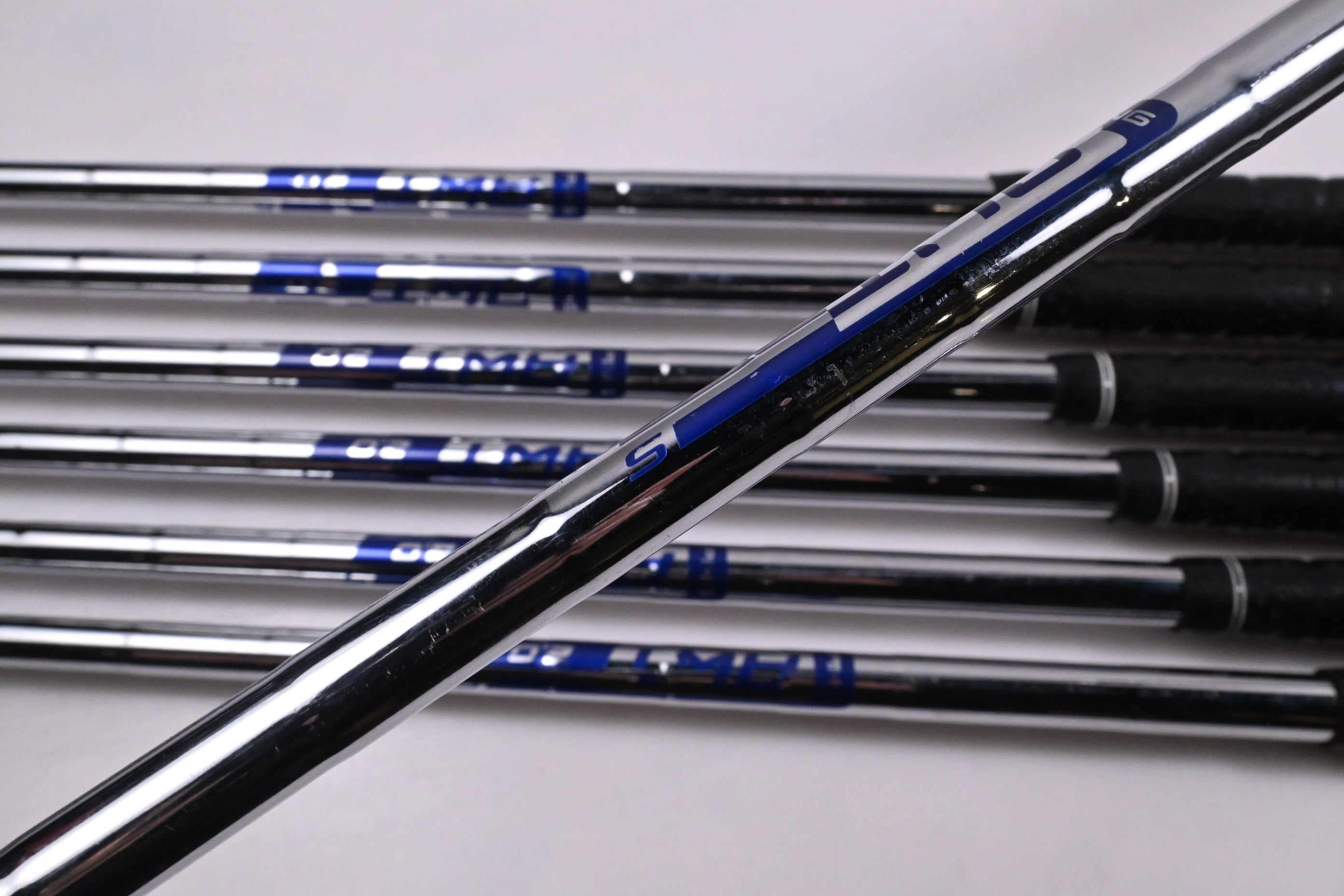 Ping i200 Irons / 5-PW+UW / Green Dot / Stiff Flex Ping AWT 2.0 Shafts