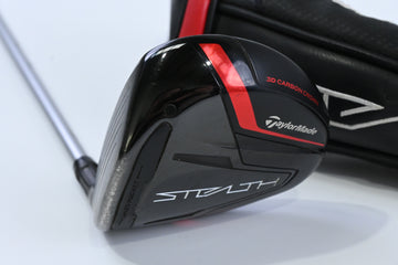 Left Hand Taylormade Stealth #3 Wood / 16.5 Degree / Stiff Flex Ascent Red 60