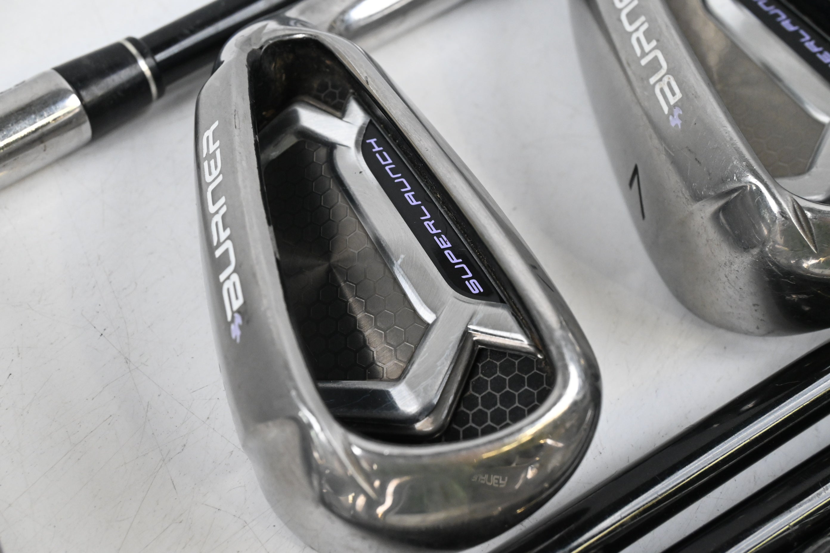 Ladies Taylormade Burner Superlaunch Irons / 5-PW+SW / Ladies Flex Reax 50 Shafts