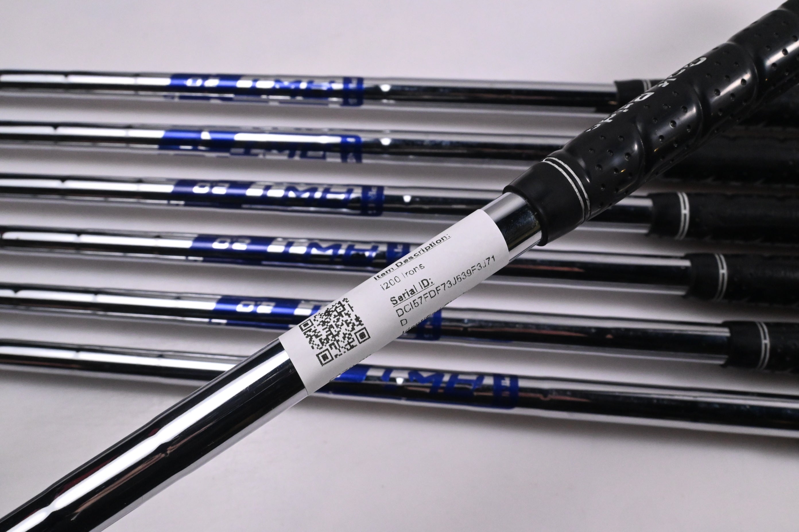 Ping i200 Irons / 5-PW+UW / Green Dot / Stiff Flex Ping AWT 2.0 Shafts
