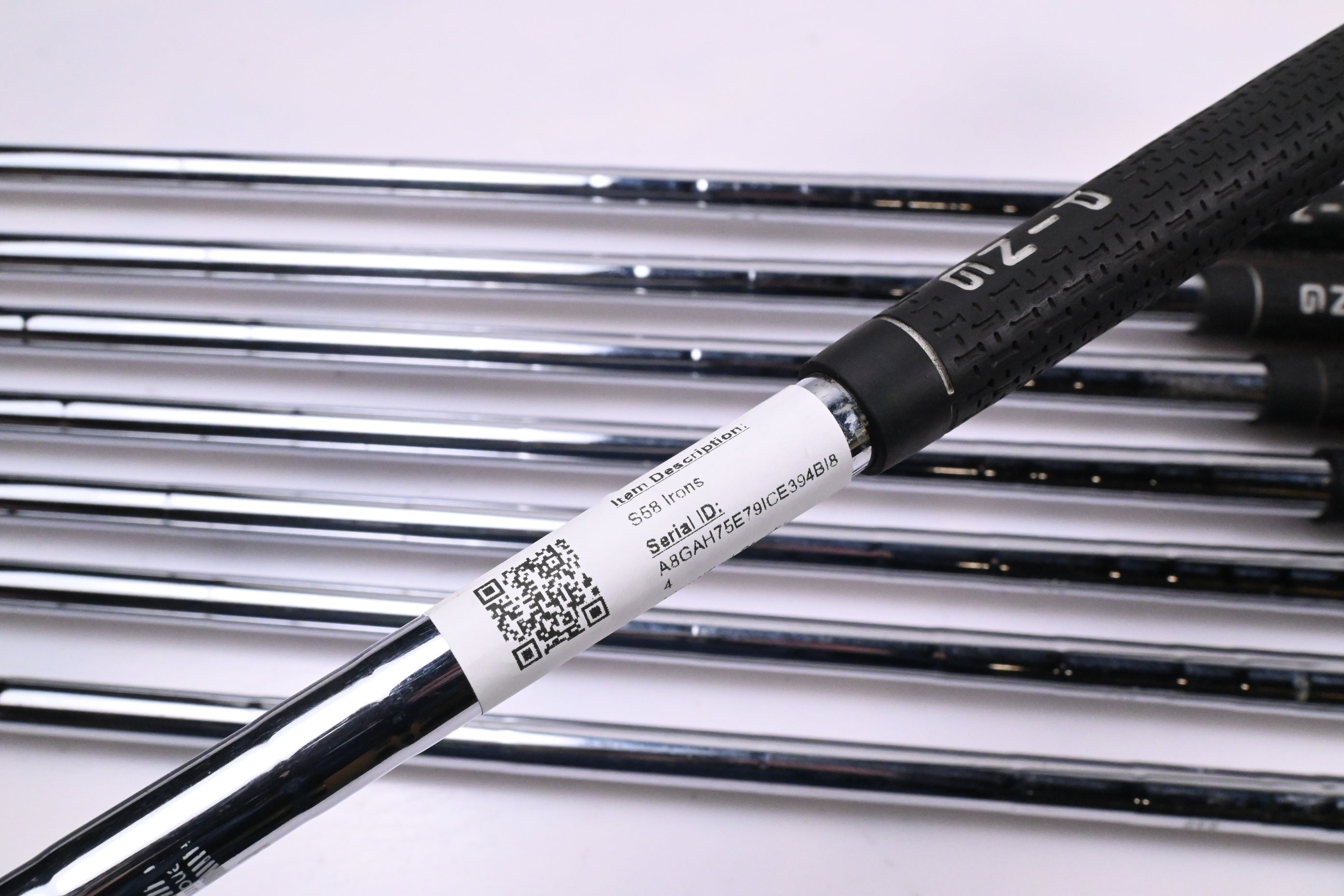 Ping S58 Irons / 3-PW / White Dot / Stiff Flex Ping AWT Shafts