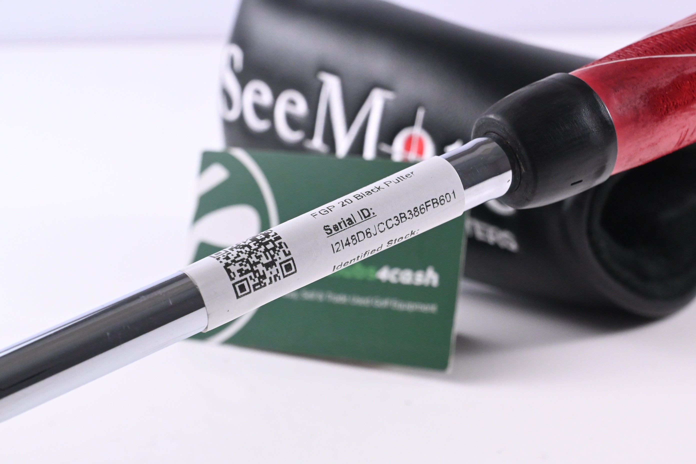 Seemore FGP 20 Black Pure Center Blade Putter / 32.5 Inch