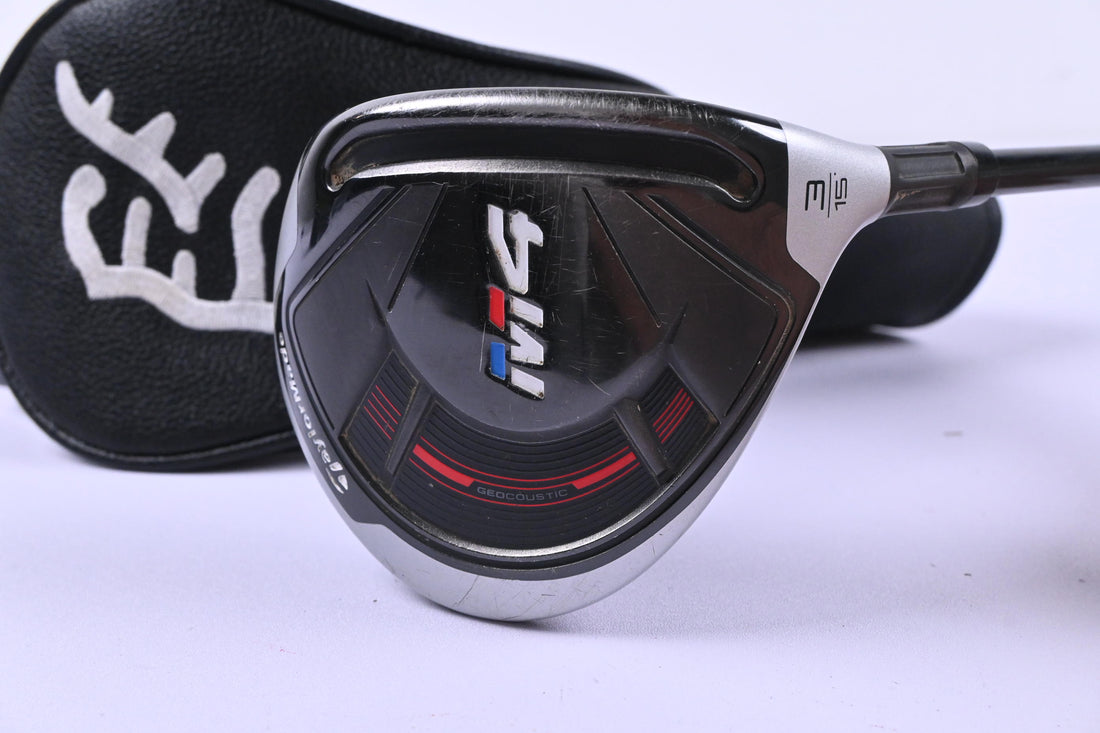 Taylormade M4 #3 Wood / 15 Degree / Stiff Flex Fujikura Atmos Red 6 Shaft