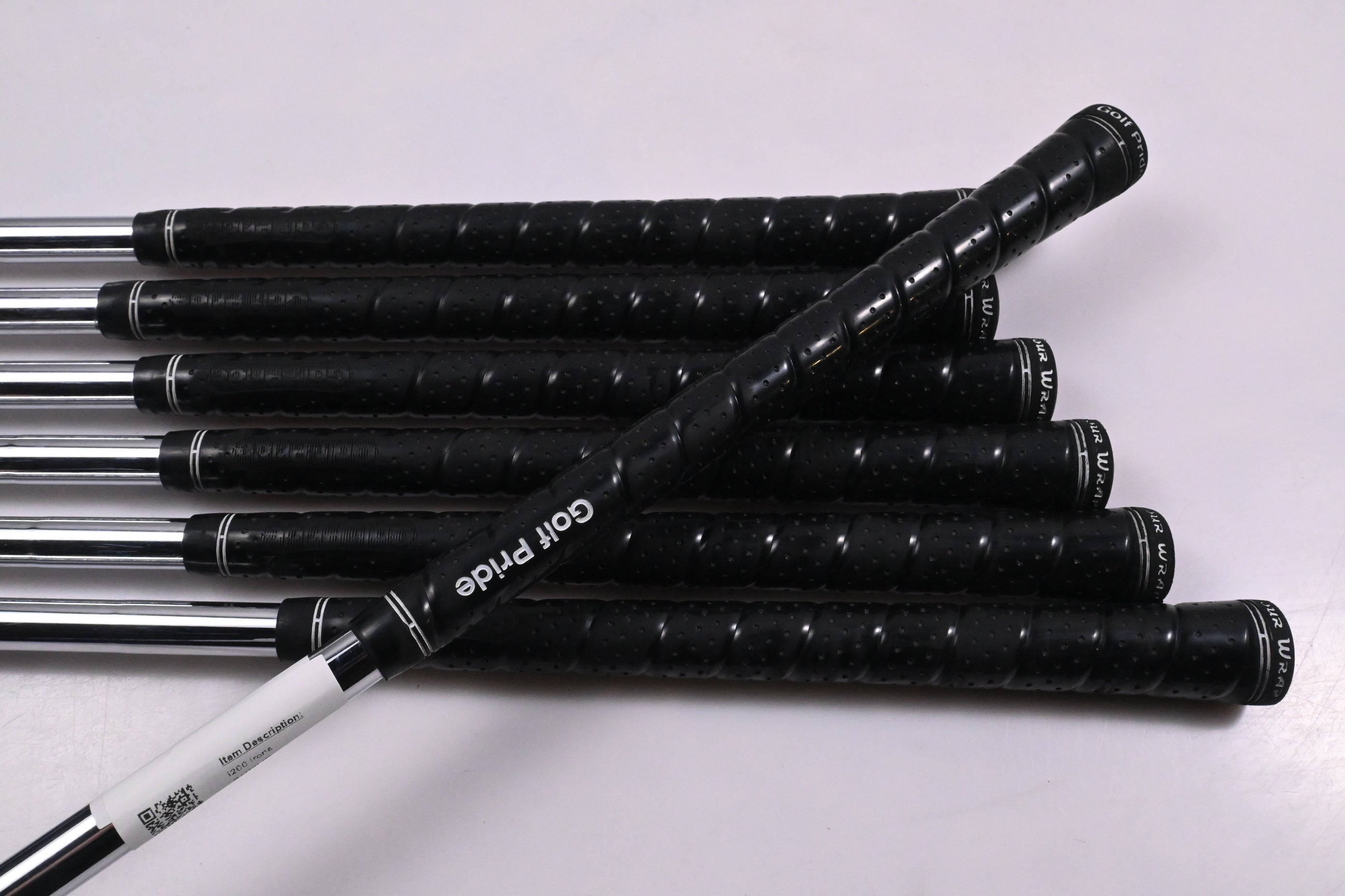 Ping i200 Irons / 5-PW+UW / Green Dot / Stiff Flex Ping AWT 2.0 Shafts
