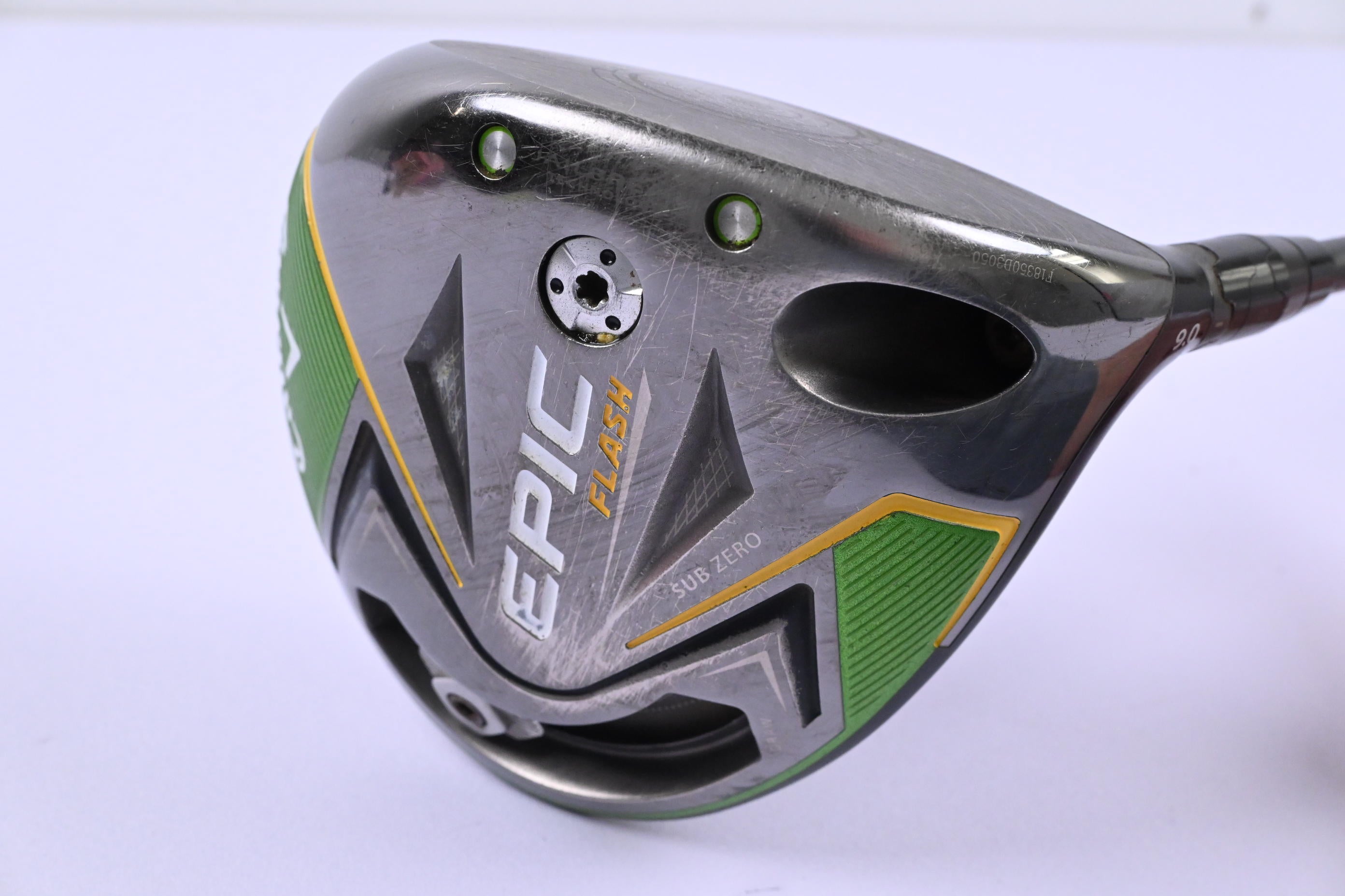 Callaway Epic Flash Sub Zero Driver / 9 Degree / Stiff Flex Aldila Tour Green 65