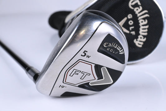 Left Hand Callaway FT #5 Wood / 19 Degree / Senior Flex Fujikura Fit-On E 160