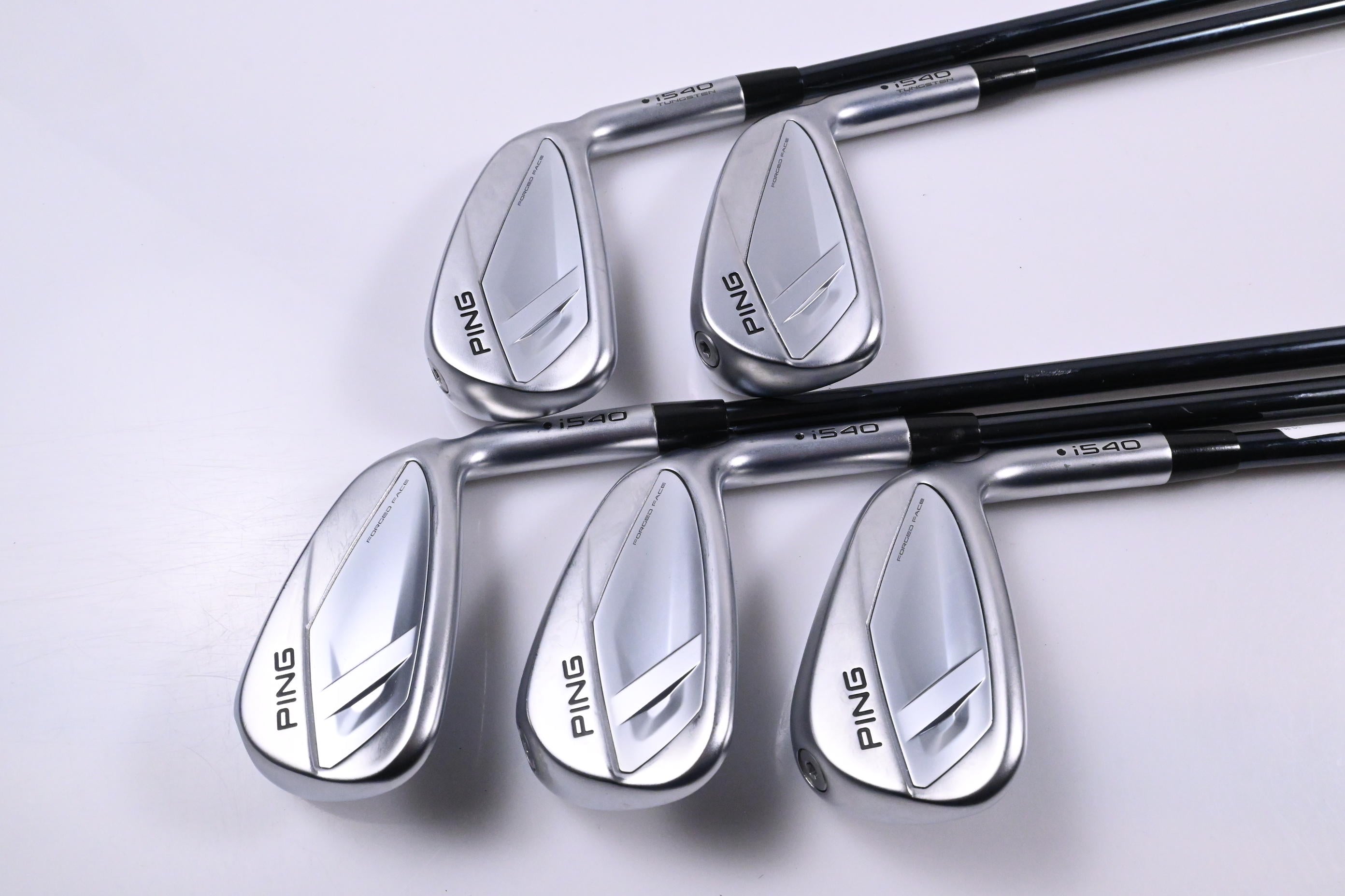 Ping i540 Irons / 6-PW / Black Dot / Regular Flex UST Recoil Dart 75 Shafts