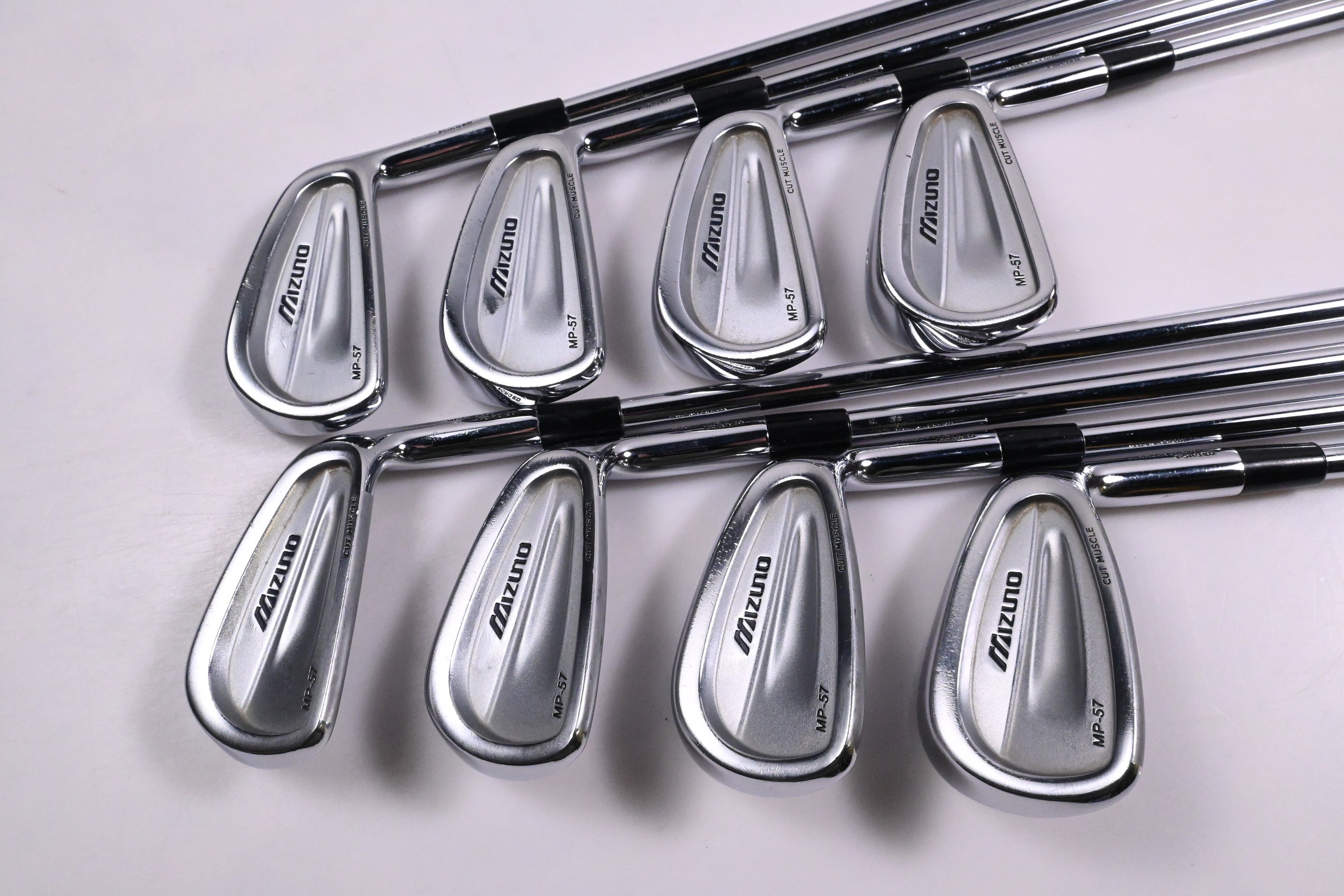 Mizuno MP-57 Irons / 3-PW / Stiff Flex Project X Shafts
