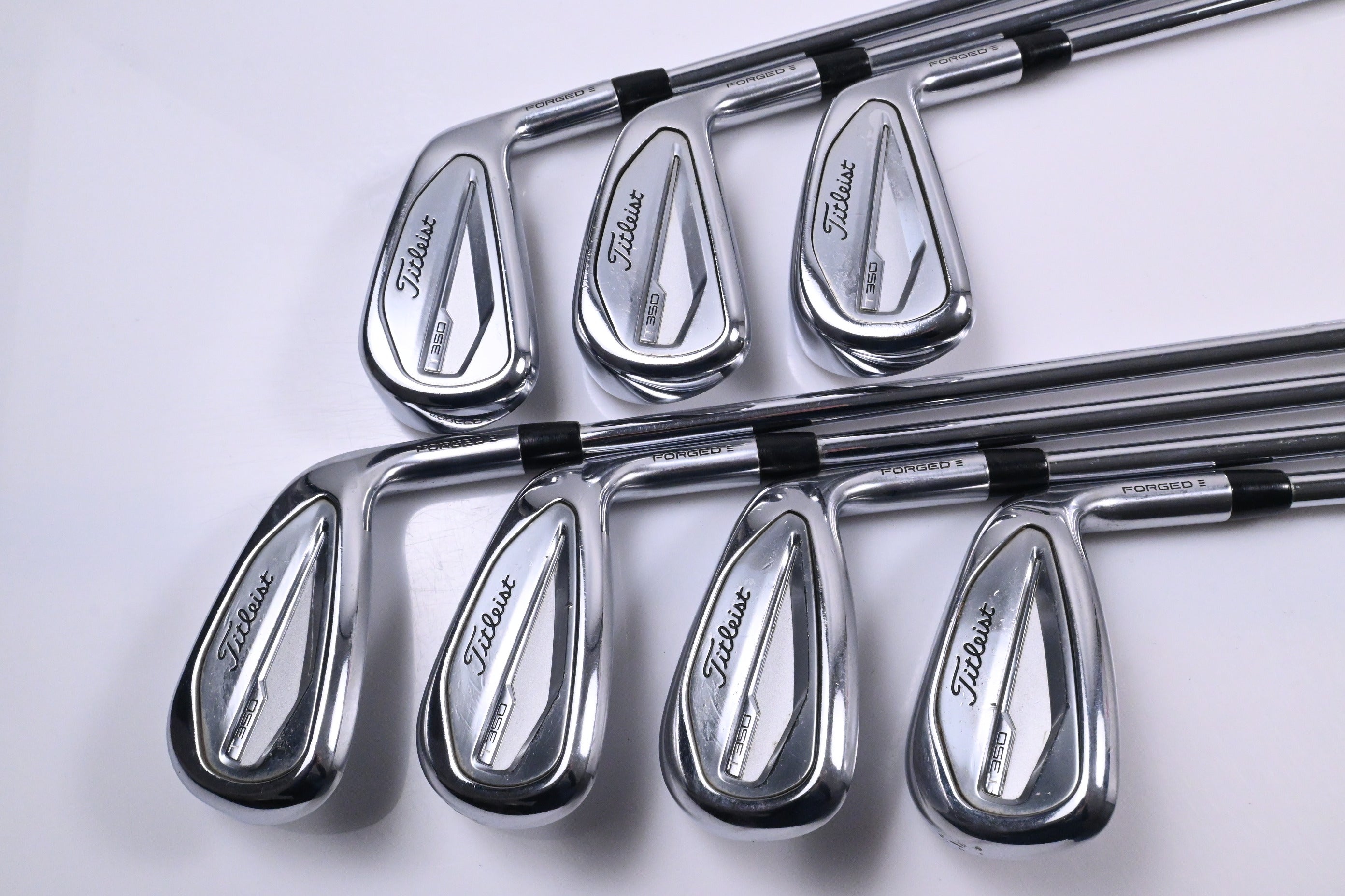 Titleist T350 Irons / 5-PW+48° / Stiff Flex AMT Red S300 Shafts