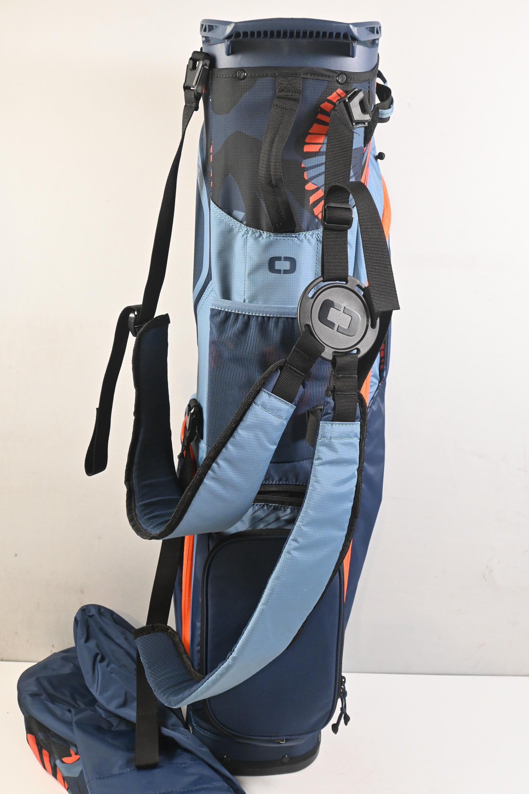 Ogio Feather Lite Stand Bag Golf Bag / 4-Way Divider / Blue, Navy, Orange
