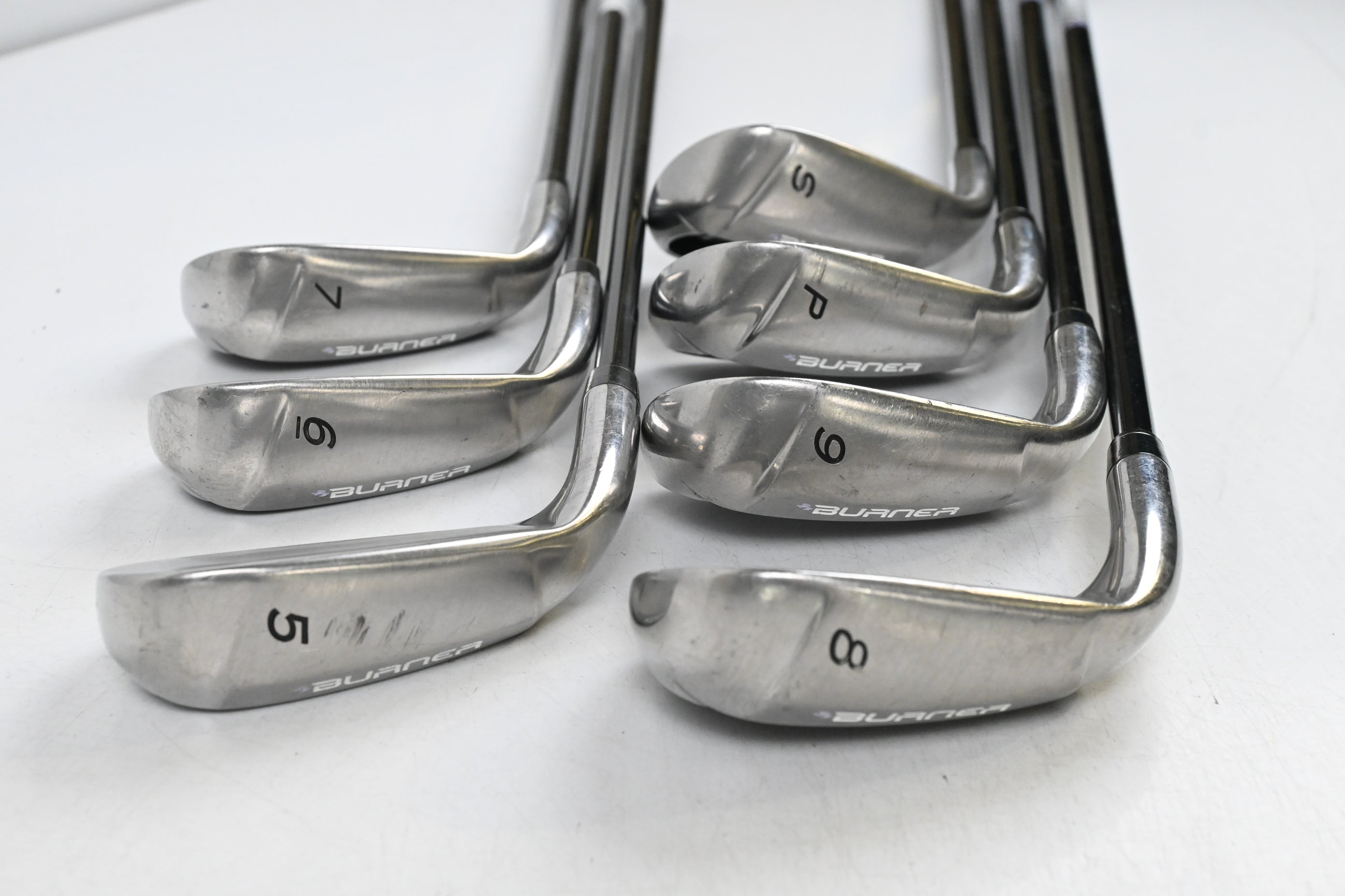 Ladies Taylormade Burner Superlaunch Irons / 5-PW+SW / Ladies Flex Reax 50 Shafts