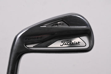 Left Hand Titleist 718 AP2 #6 Iron / 30 Degree / Stiff Flex AMT S300 Tour White