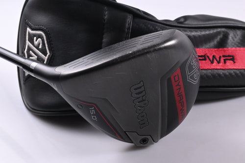 Left Hand Wilson Dynapower 2023 #3 Wood / 15 Degree / Regular Flex HZRDUS Smoke