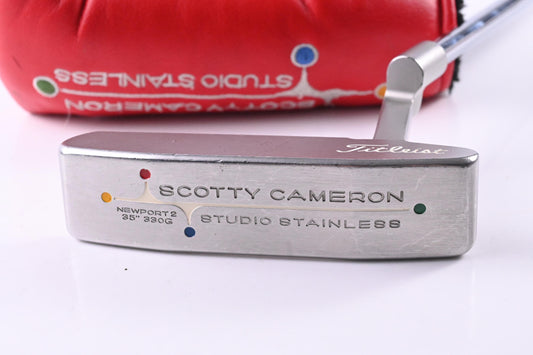 Scotty Cameron Studio Stainless Newport 2 Putter / 34 Inch