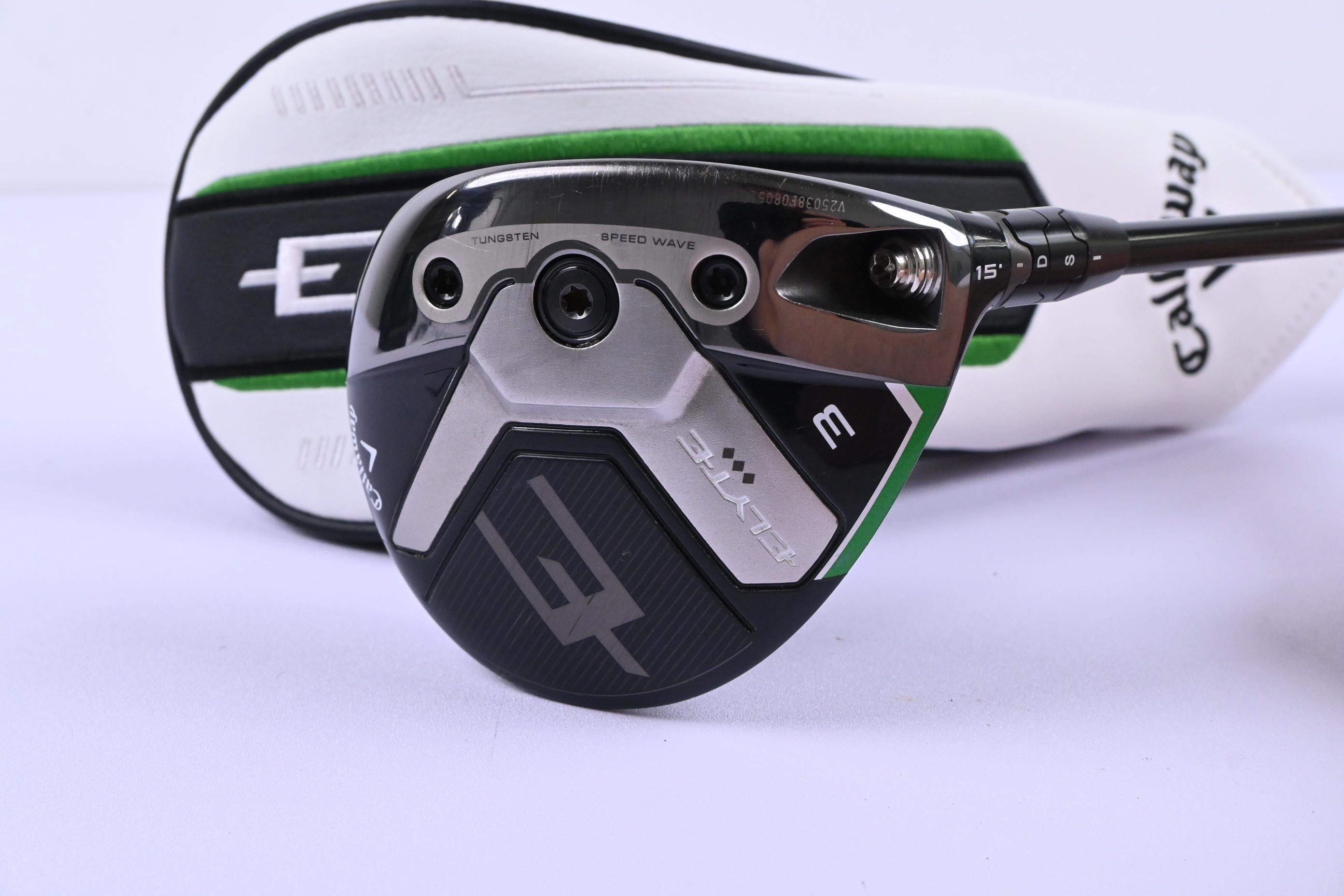 Callaway Elyte Triple Diamond #3 Wood / 15 Degree / Stiff Flex Kai'li Blue 70 Shaft